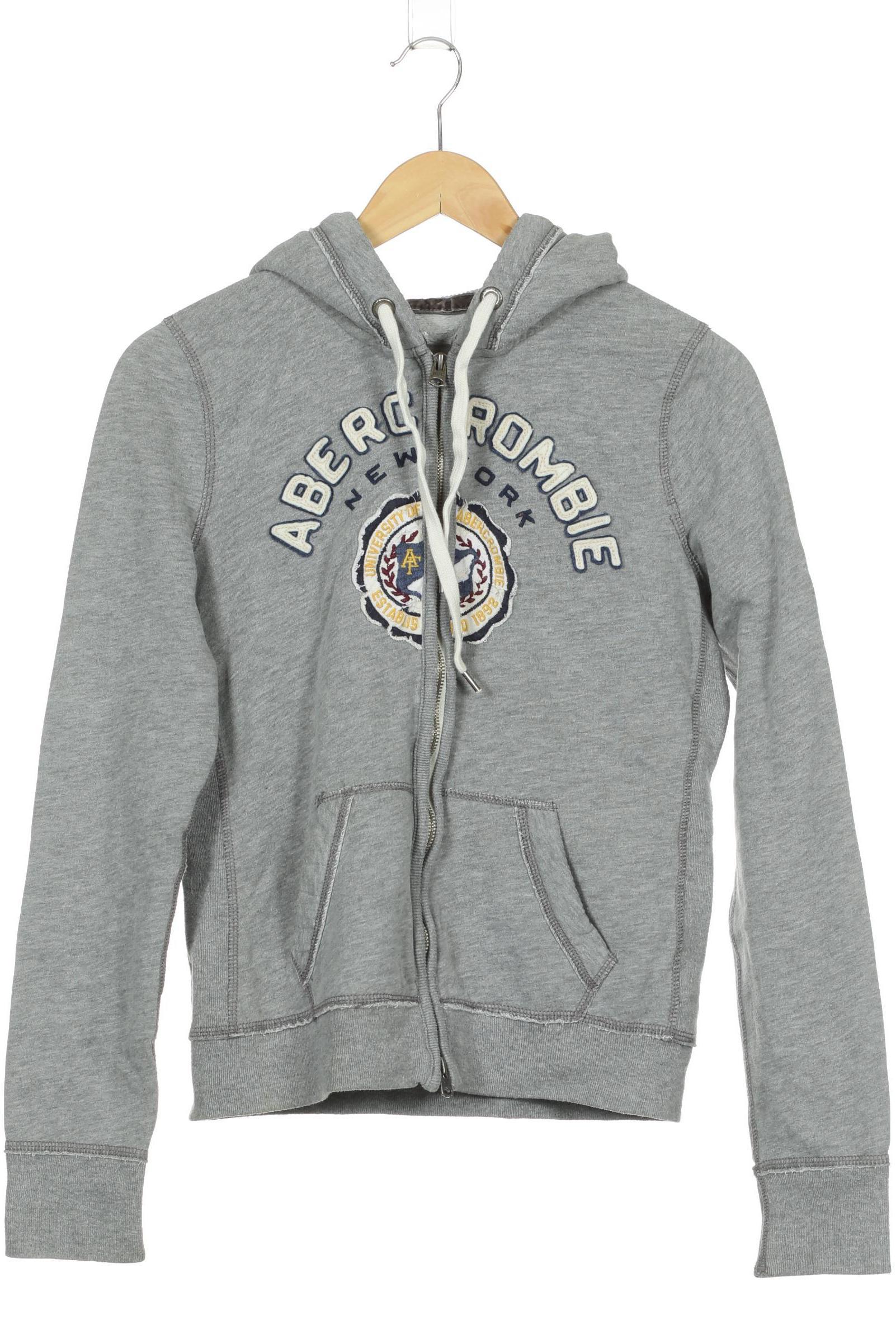 

Abercrombie & Fitch Damen Kapuzenpullover, grau, Gr.