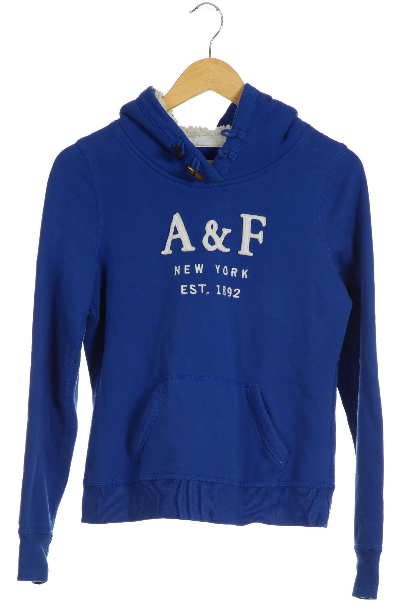 

Abercrombie & Fitch Damen Kapuzenpullover, blau, Gr.