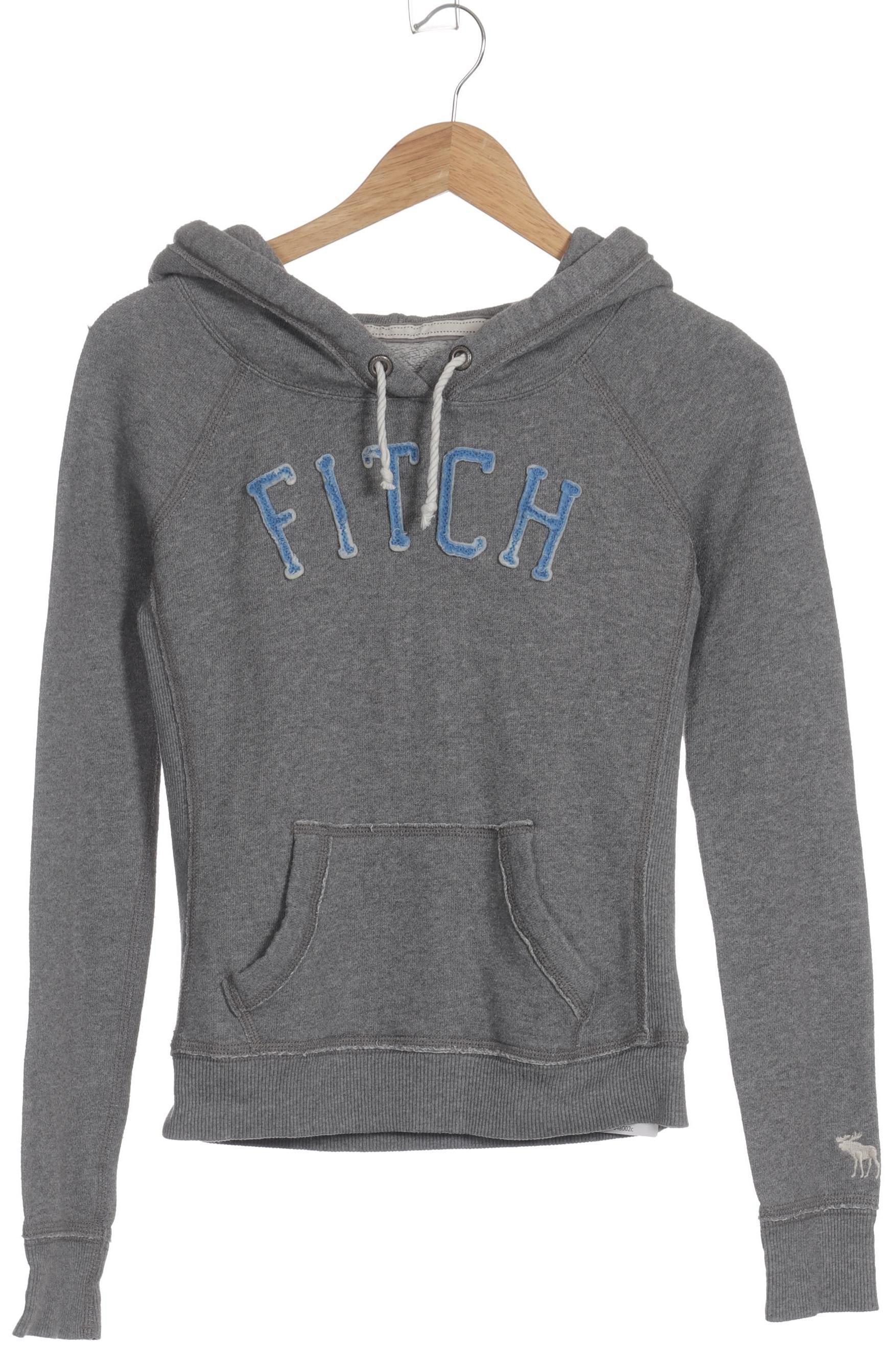 

Abercrombie & Fitch Damen Kapuzenpullover, grau, Gr.