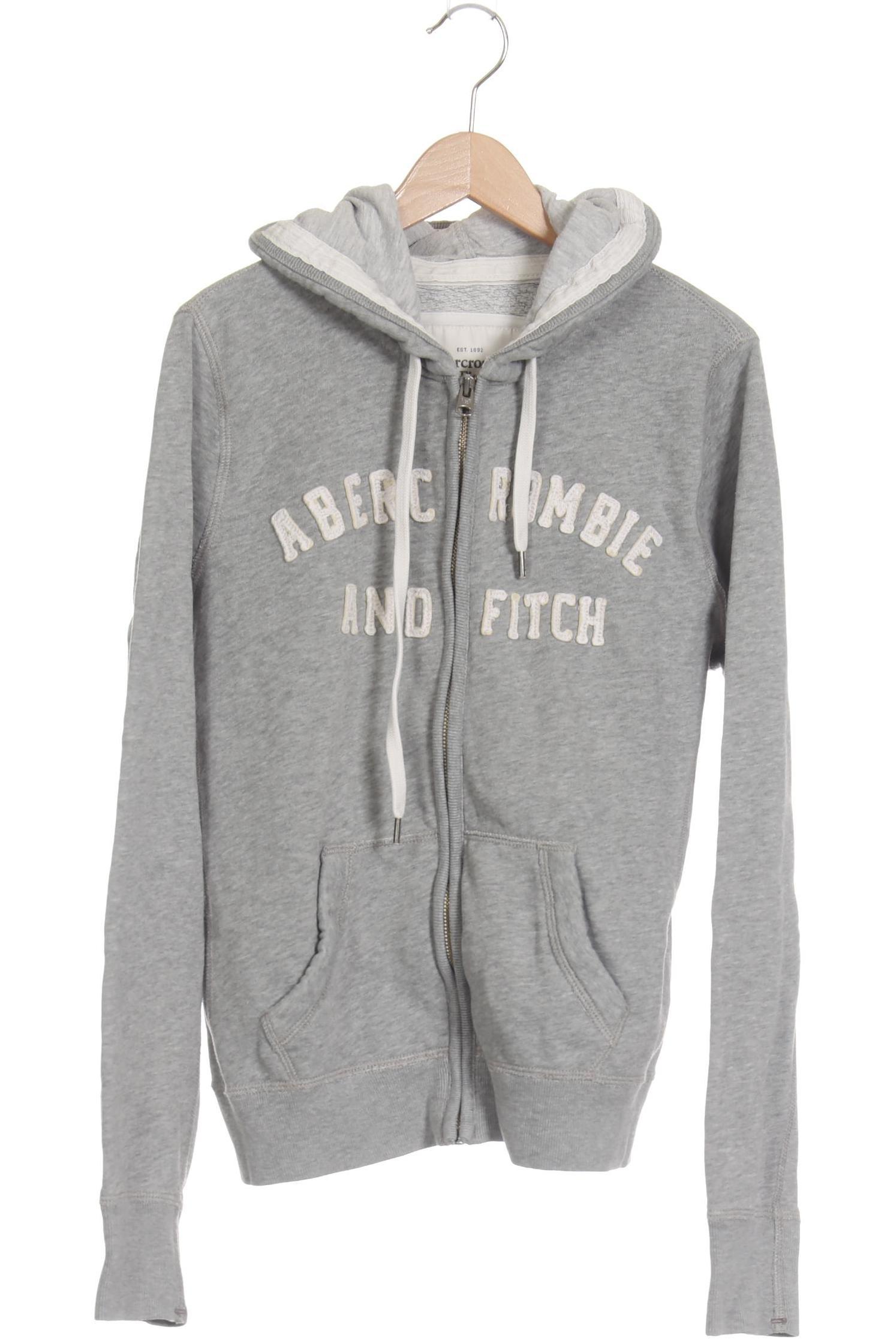 

Abercrombie & Fitch Damen Kapuzenpullover, grau, Gr.