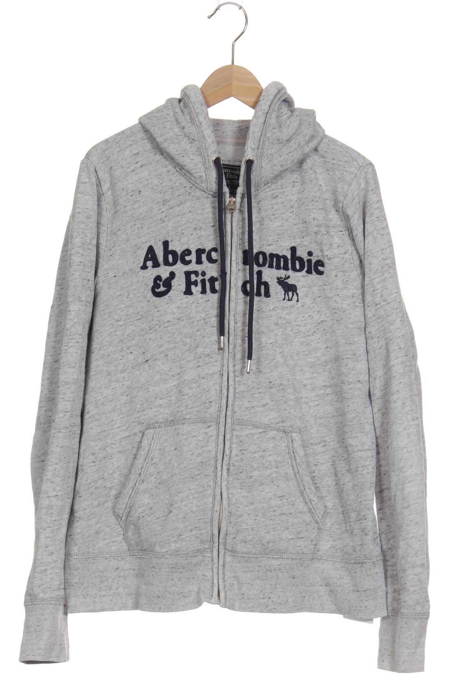 

Abercrombie & Fitch Damen Kapuzenpullover, grau, Gr.