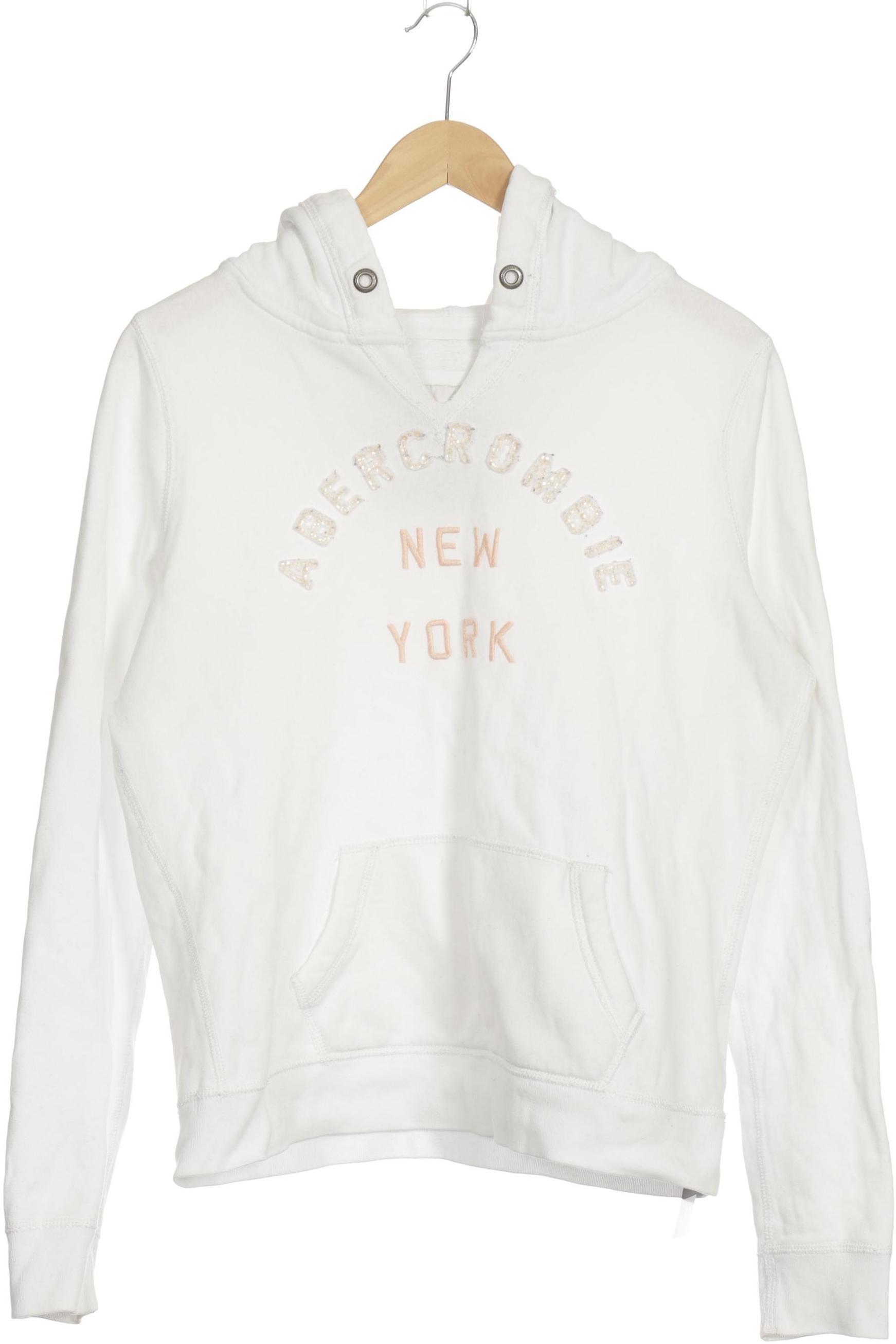 

Abercrombie & Fitch Damen Kapuzenpullover, weiß, Gr.
