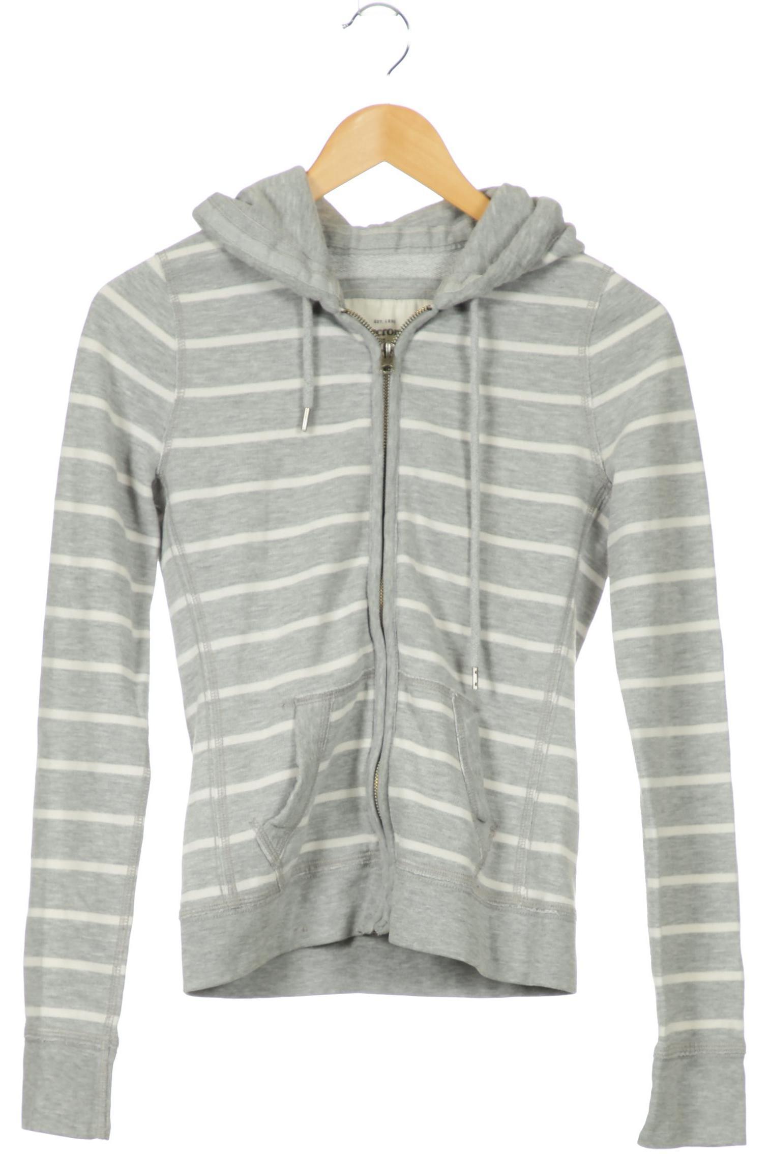 

Abercrombie & Fitch Damen Kapuzenpullover, grau, Gr.