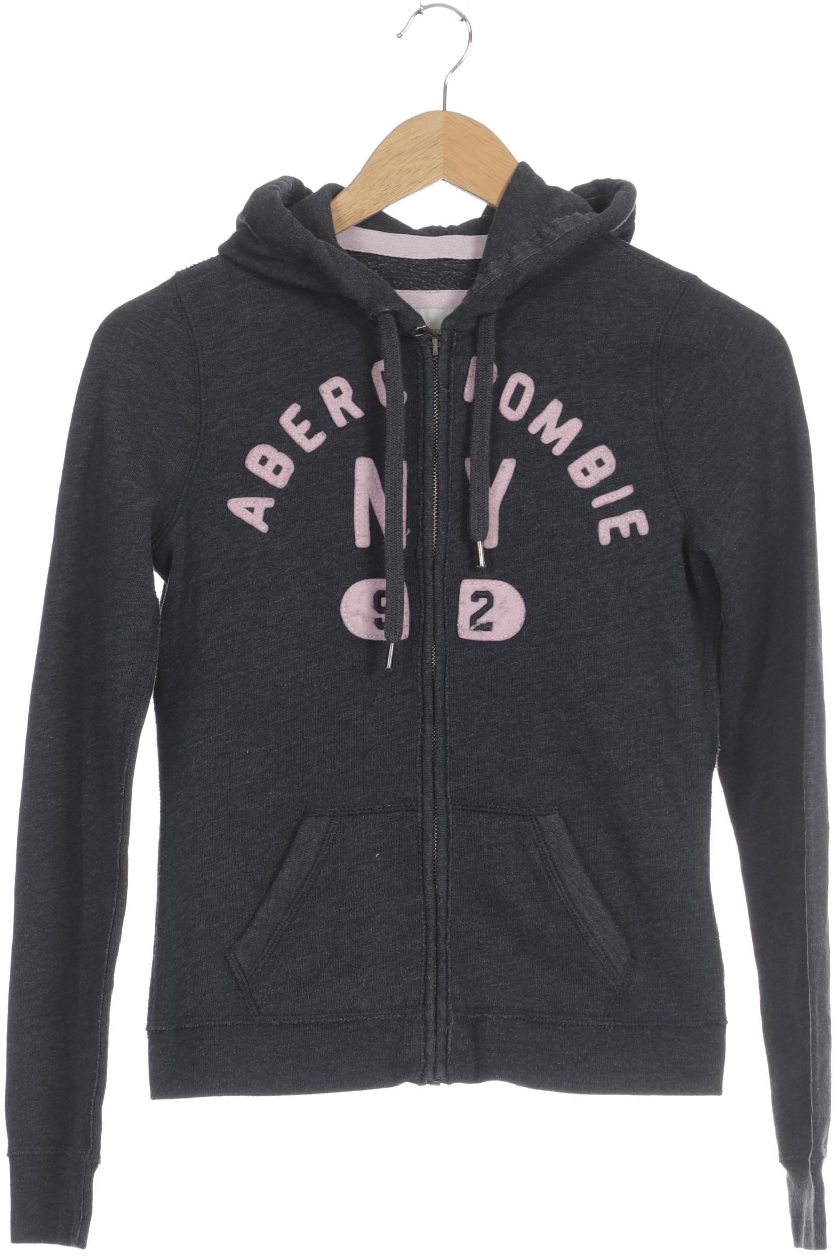 

Abercrombie & Fitch Damen Kapuzenpullover, grau, Gr.