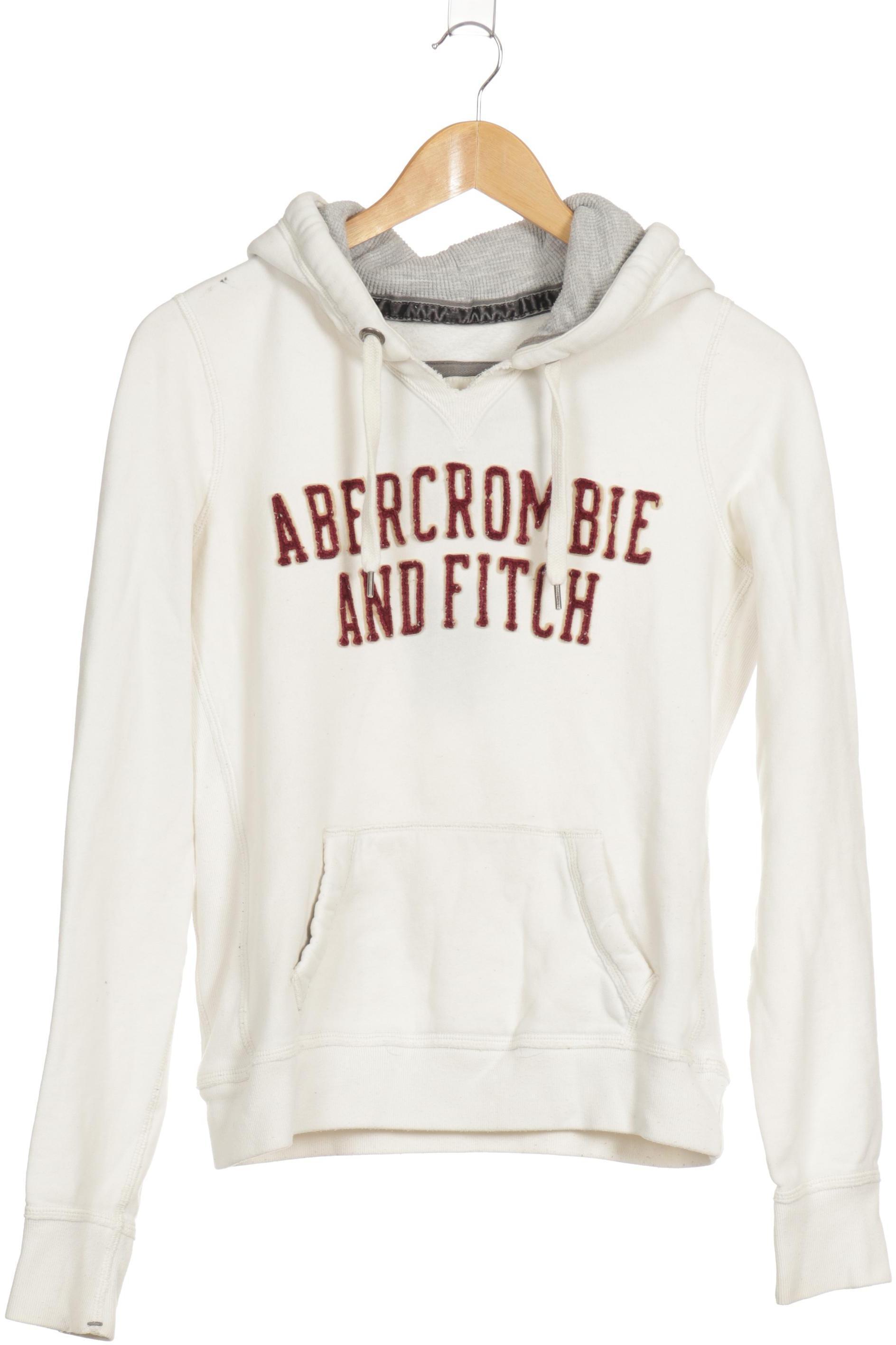 

Abercrombie & Fitch Damen Kapuzenpullover, weiß, Gr.