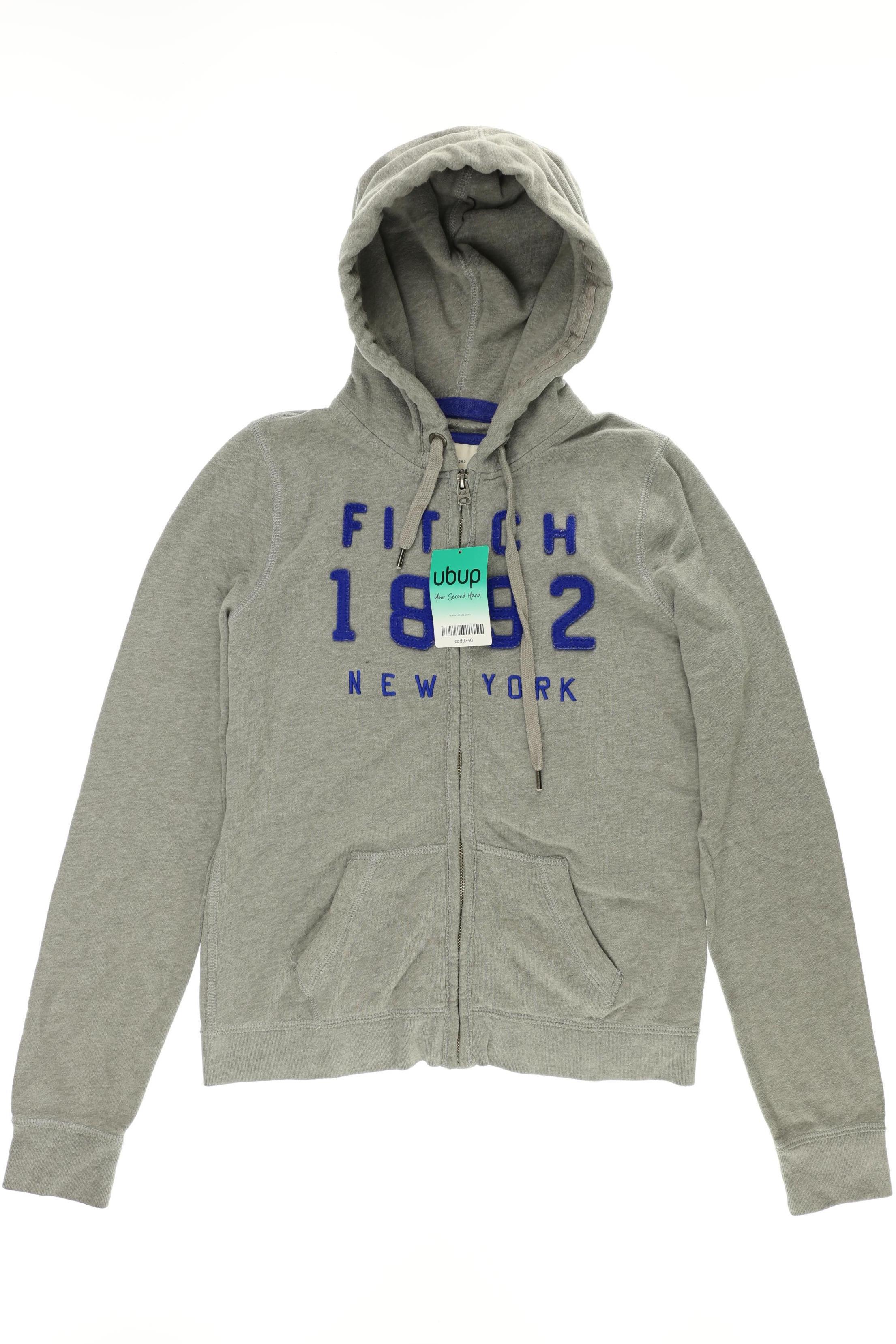 

Abercrombie & Fitch Damen Kapuzenpullover, grau, Gr.