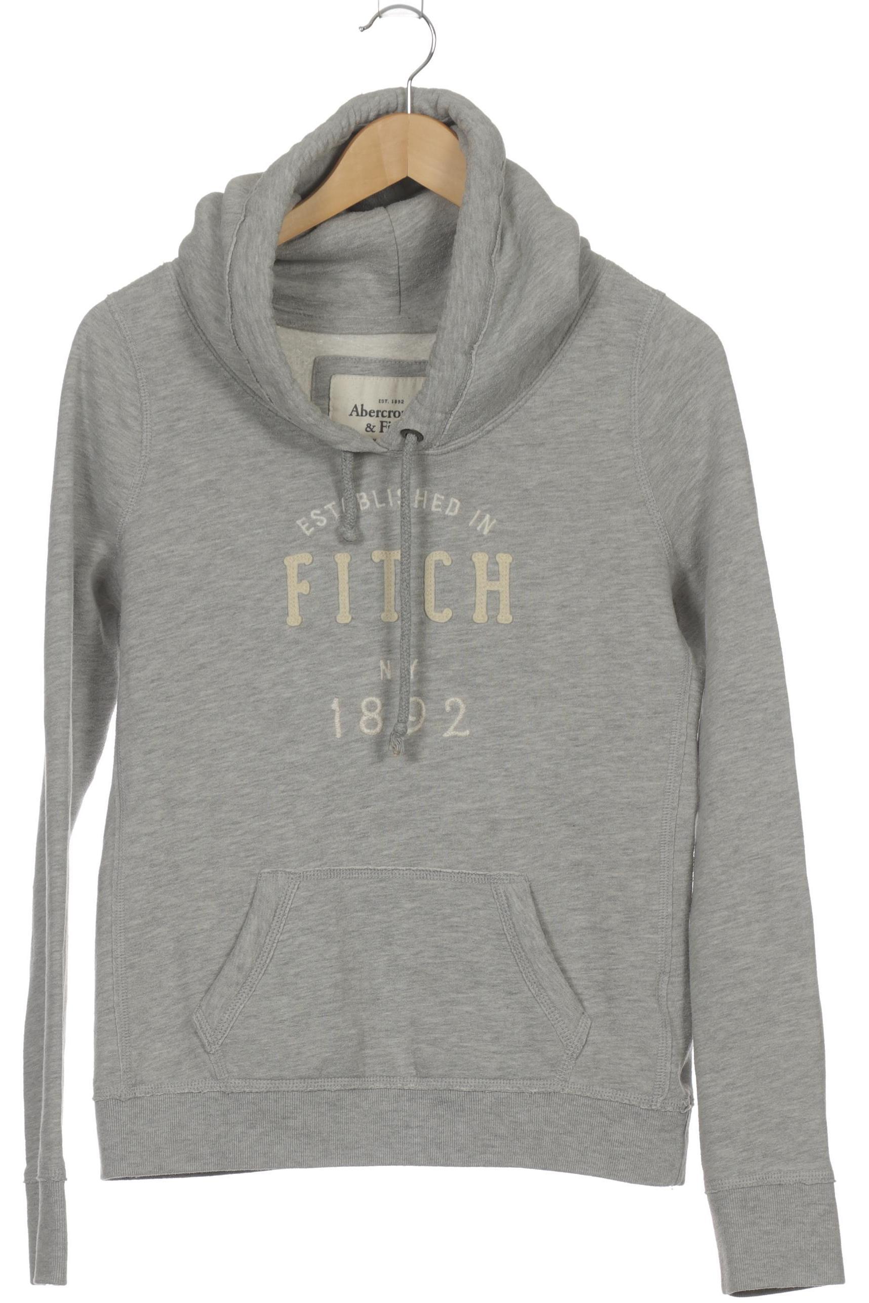 

Abercrombie & Fitch Damen Kapuzenpullover, grau, Gr.