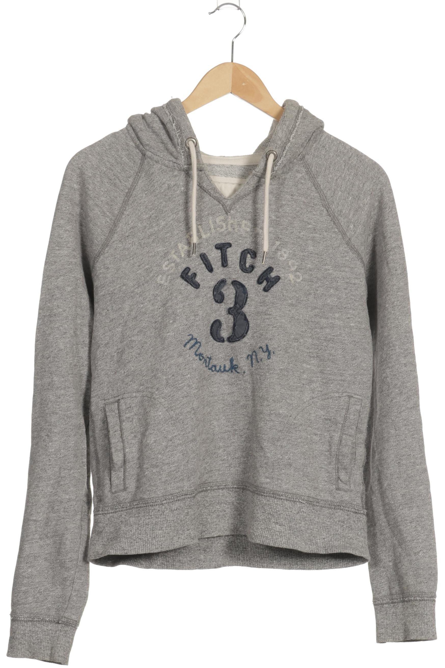 

Abercrombie & Fitch Damen Kapuzenpullover, grau, Gr.