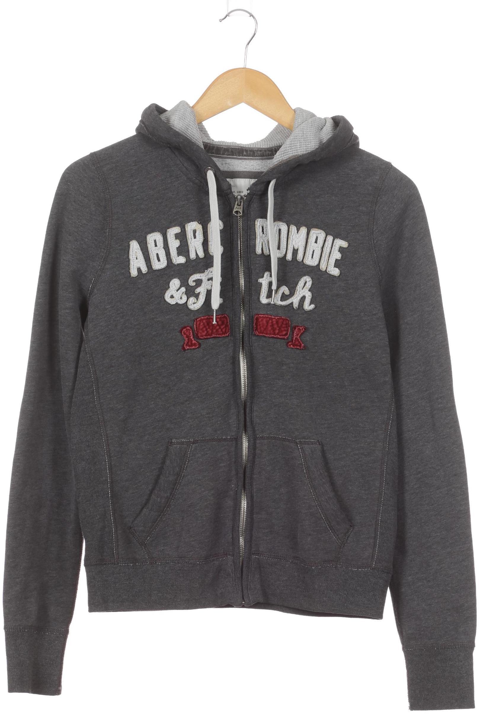 

Abercrombie & Fitch Damen Kapuzenpullover, grau, Gr.