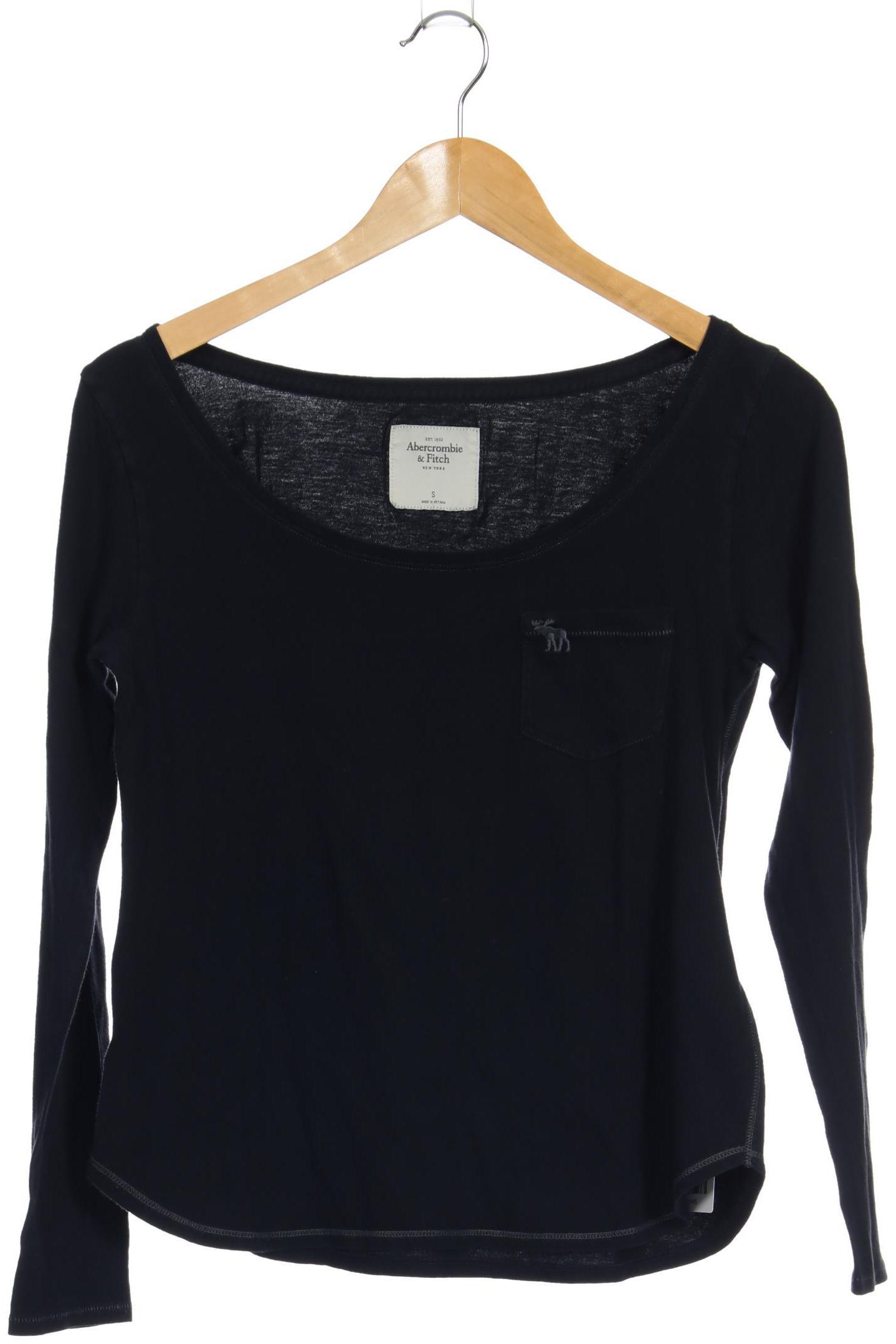 

Abercrombie & Fitch Damen Langarmshirt, blau, Gr.