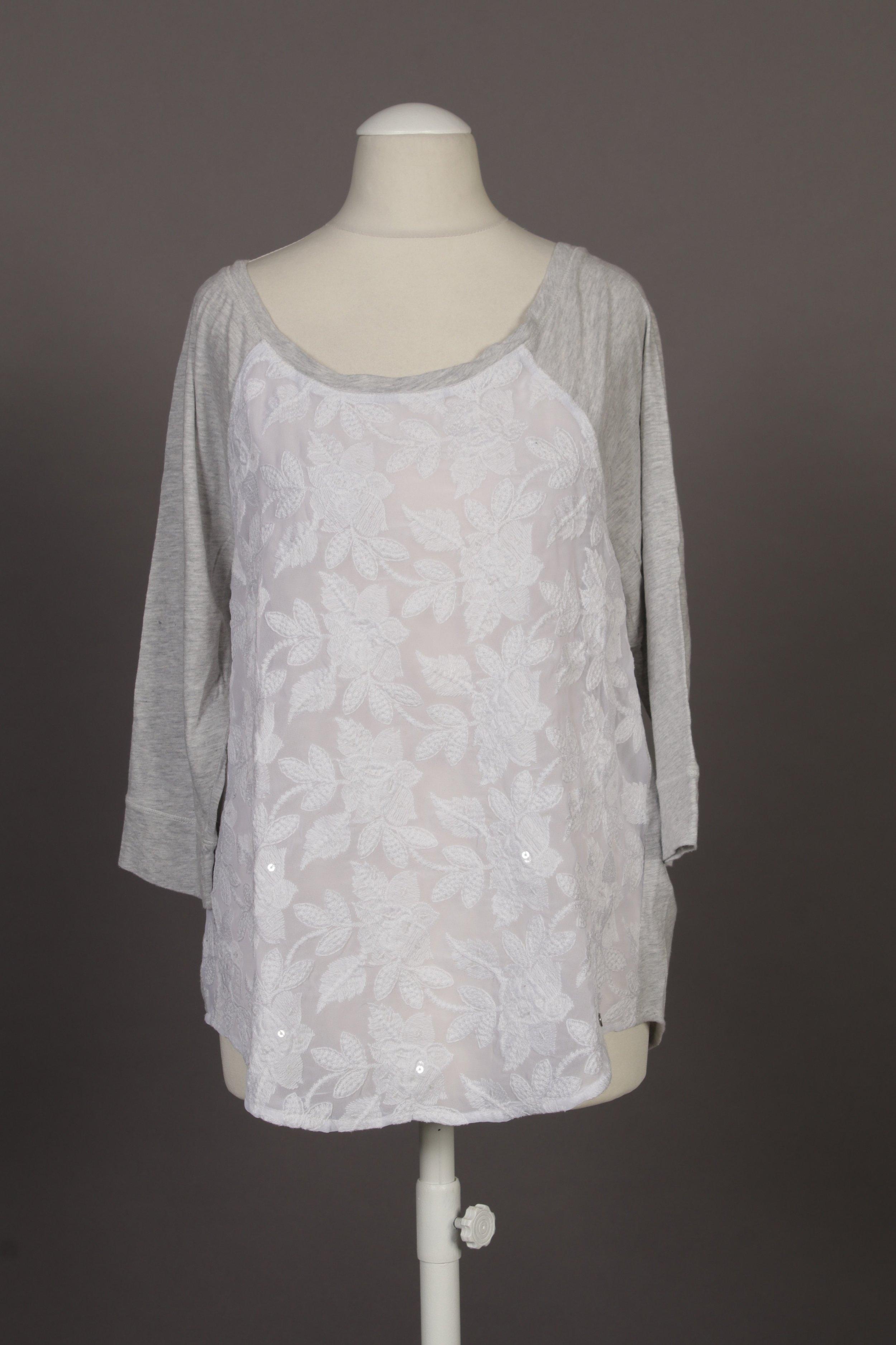 

Abercrombie & Fitch Damen Langarmshirt, grau, Gr.