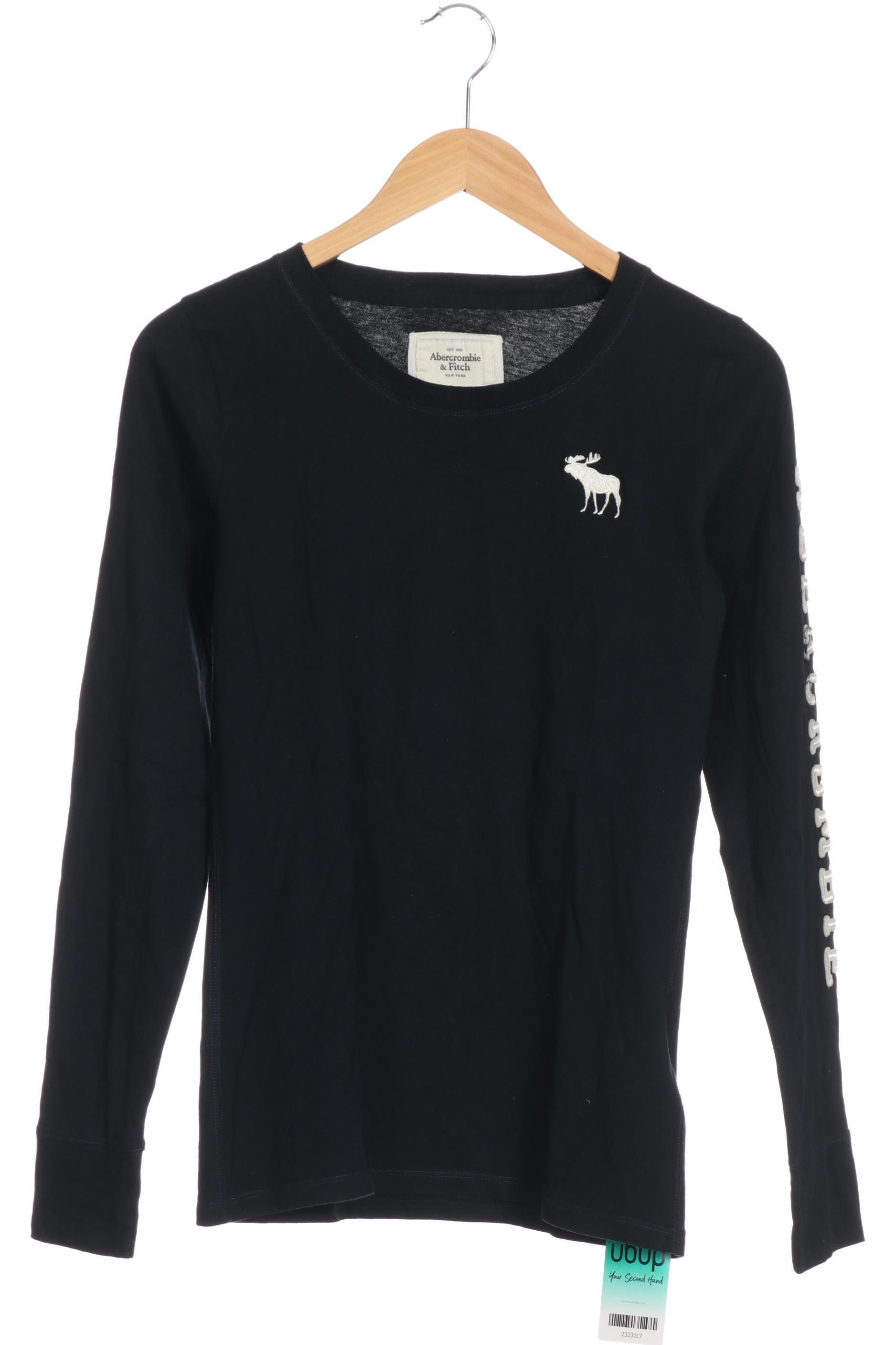 

Abercrombie & Fitch Damen Langarmshirt, schwarz, Gr.