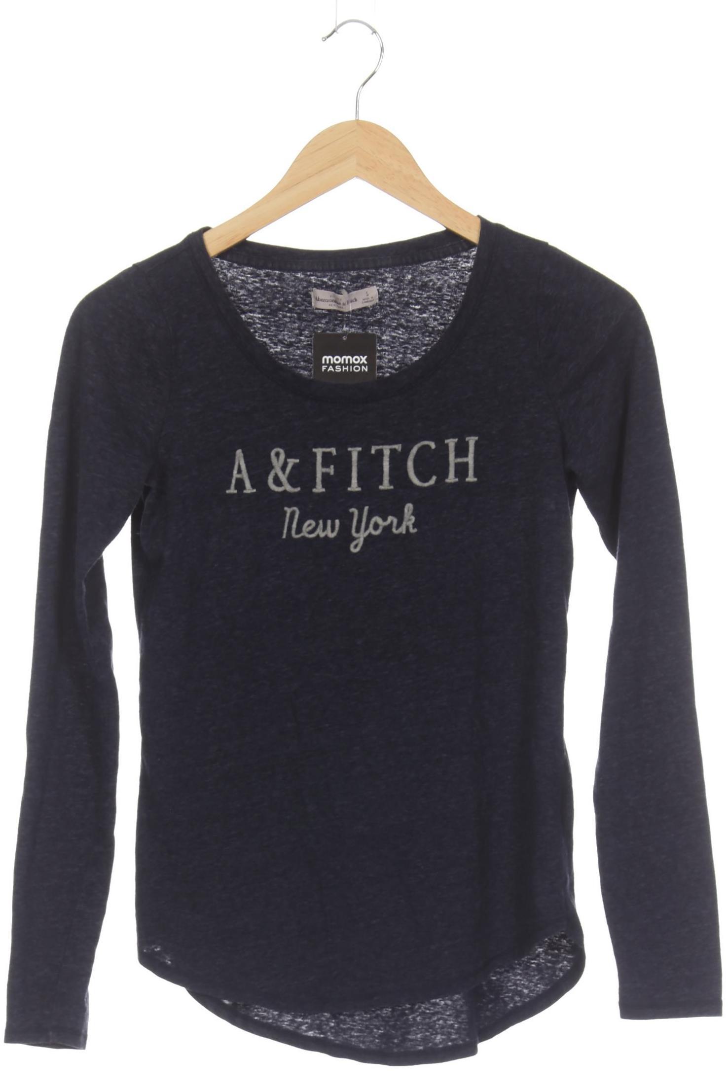 

Abercrombie & Fitch Damen Langarmshirt, blau, Gr.
