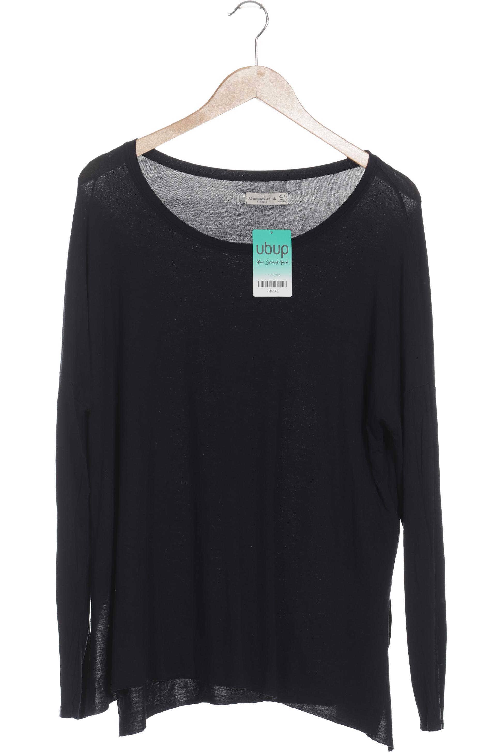 

Abercrombie & Fitch Damen Langarmshirt, schwarz, Gr.