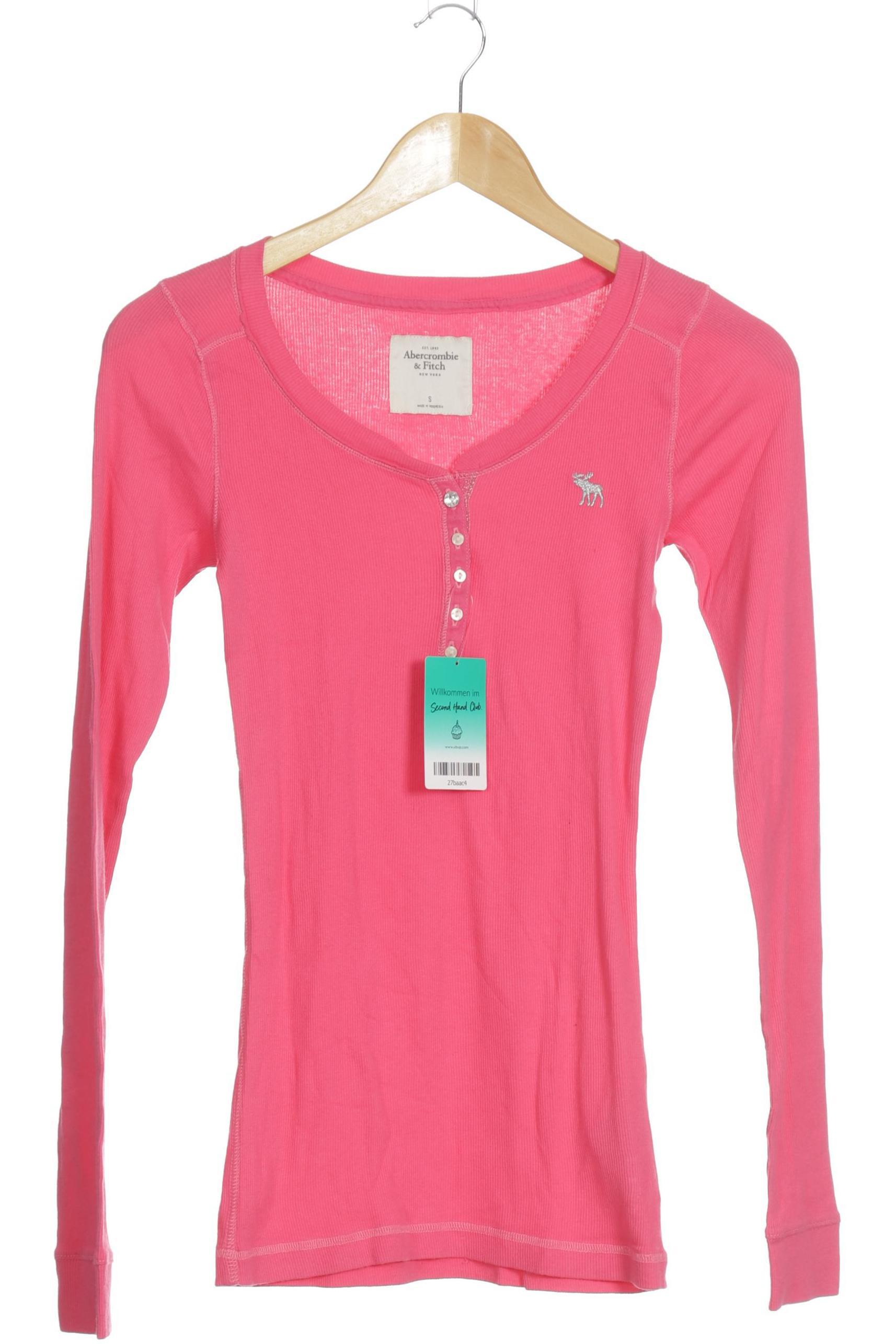 

Abercrombie & Fitch Damen Langarmshirt, pink, Gr.
