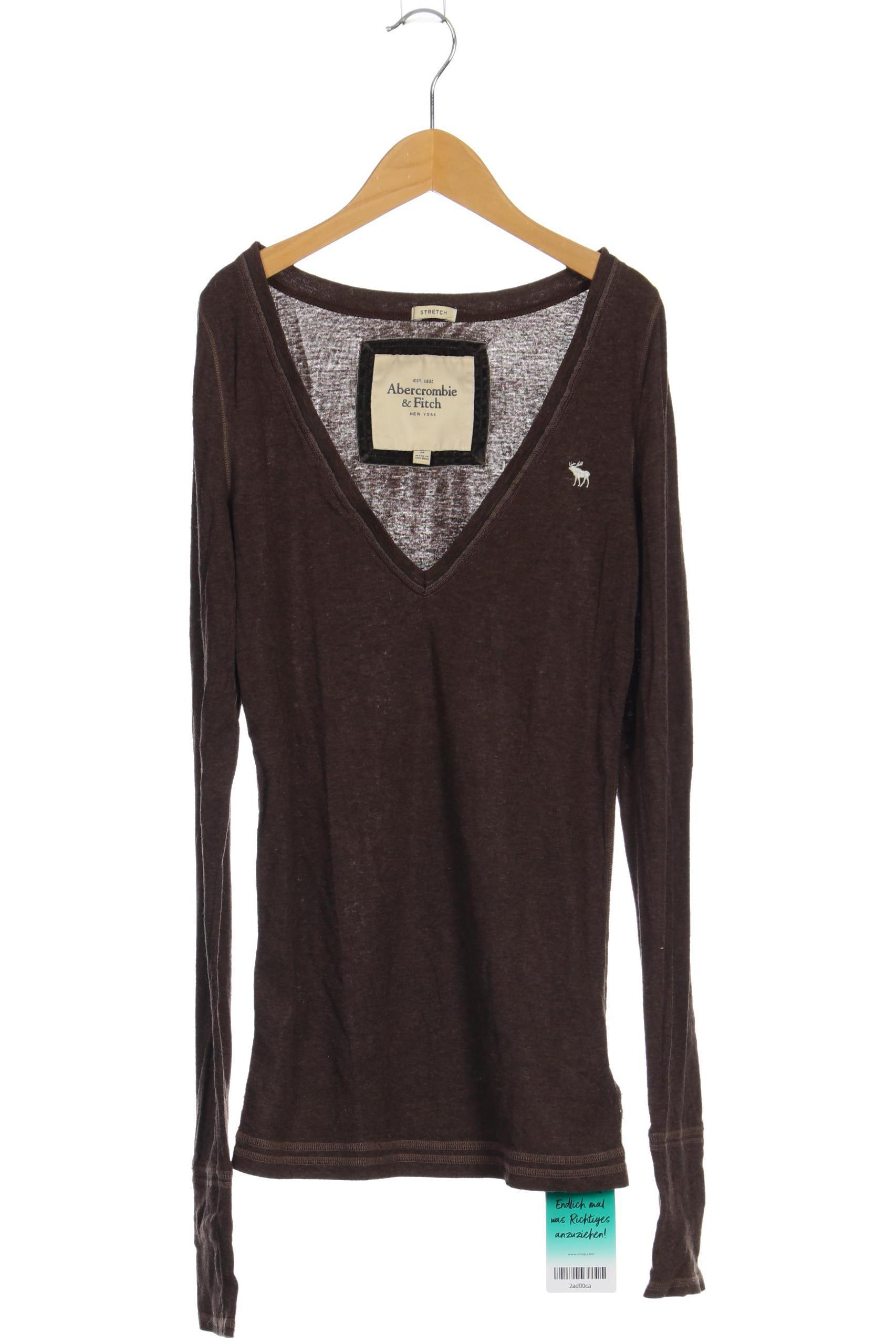 

Abercrombie & Fitch Damen Langarmshirt, braun, Gr.