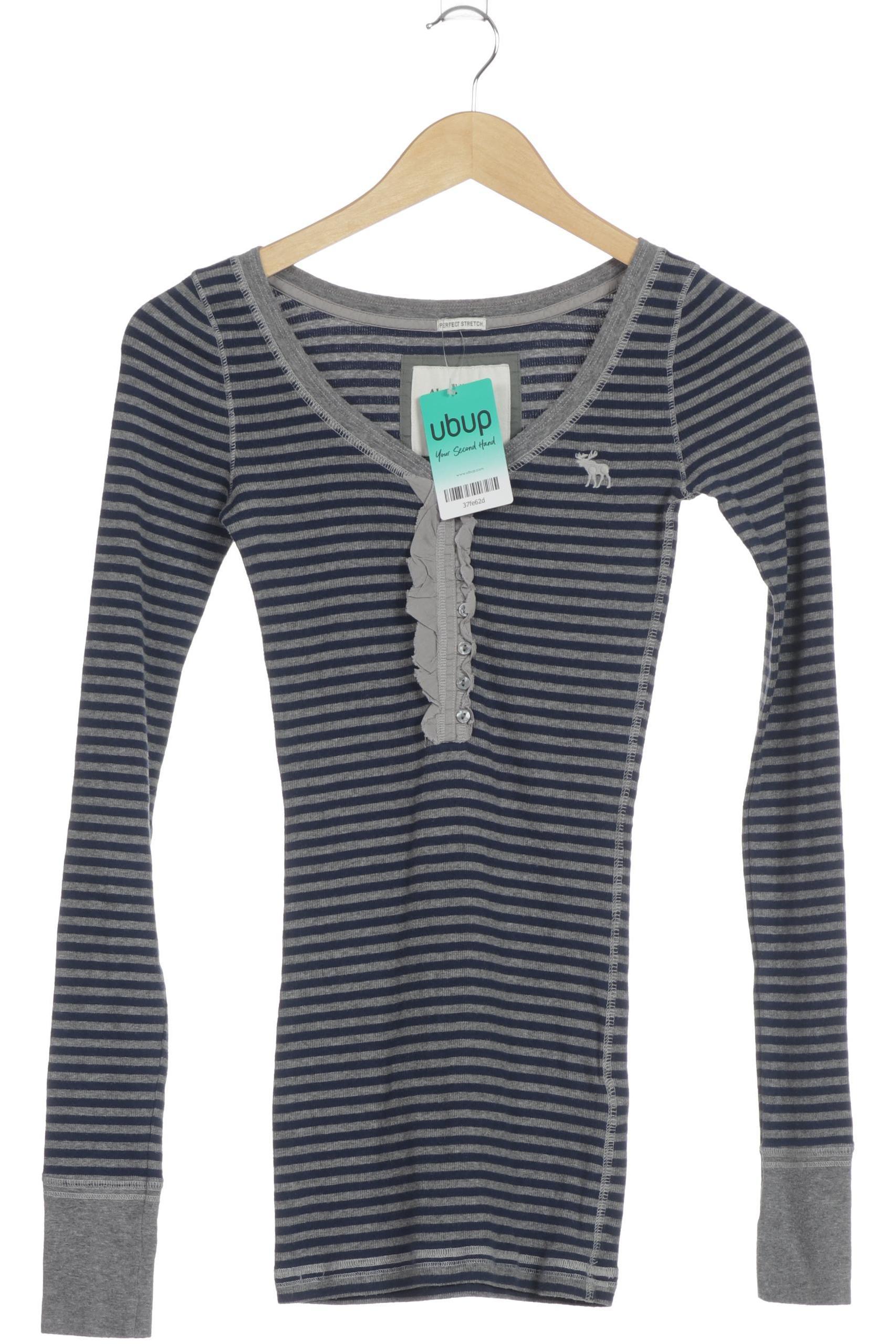 

Abercrombie & Fitch Damen Langarmshirt, blau, Gr.