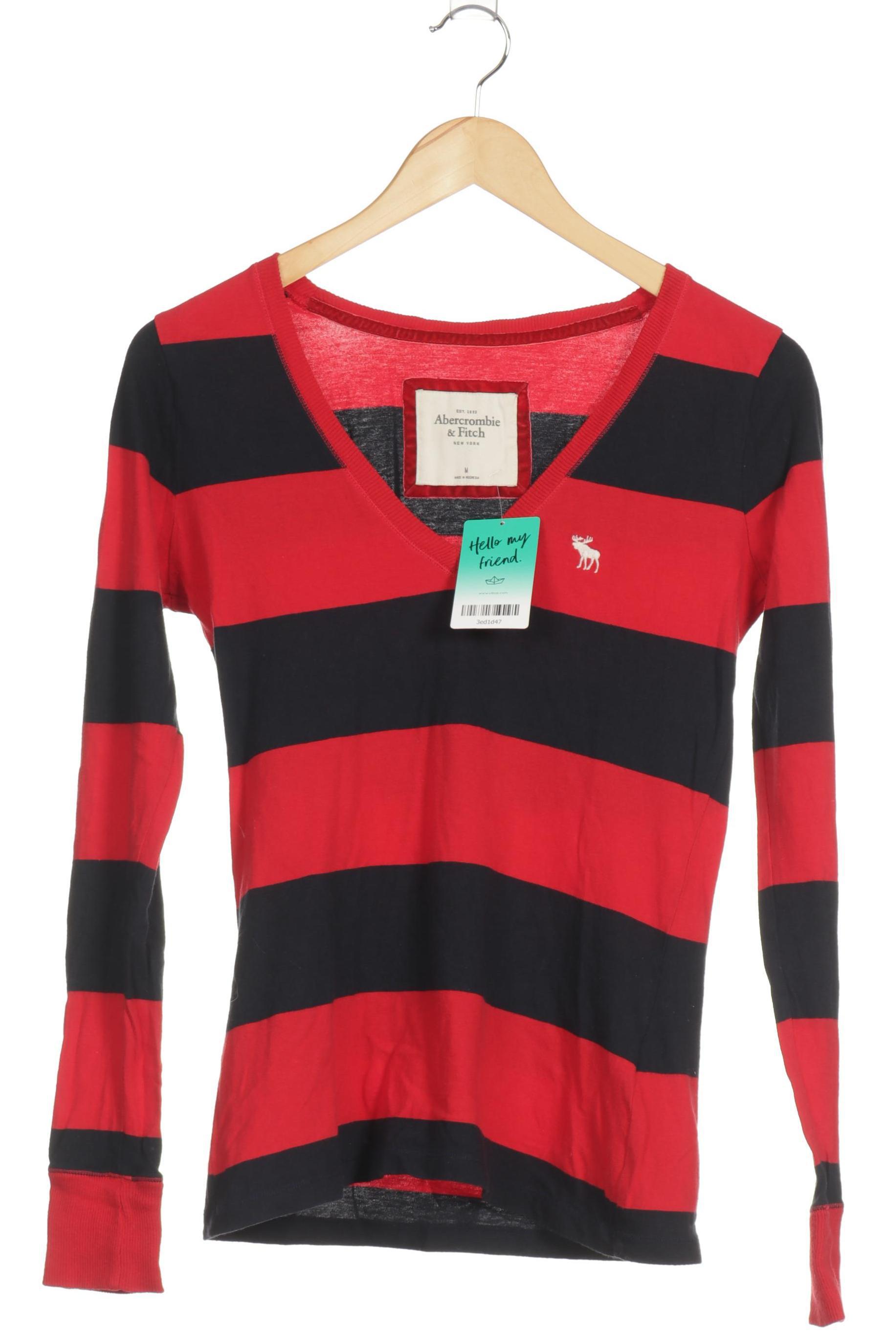 

Abercrombie & Fitch Damen Langarmshirt, rot, Gr.
