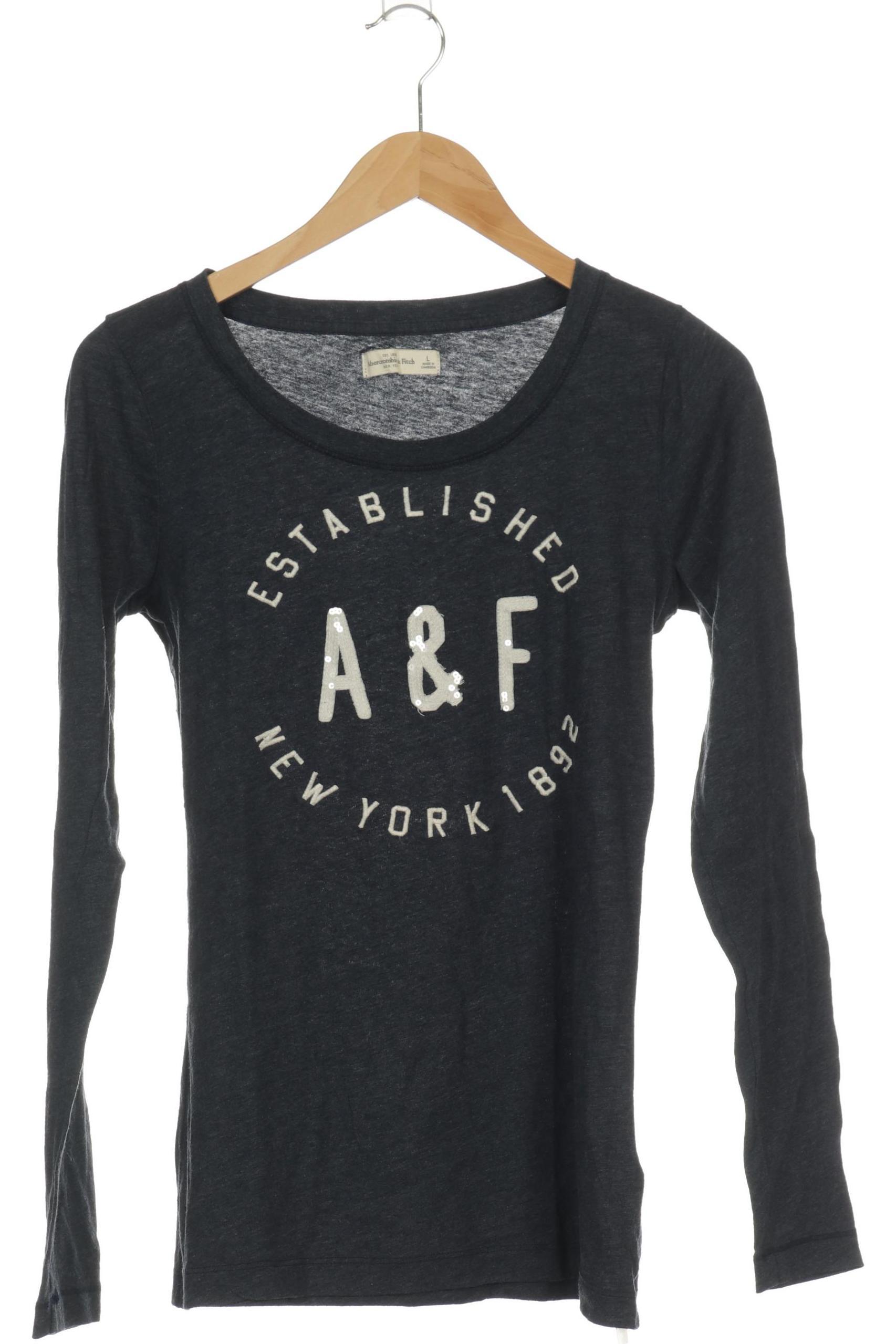 

Abercrombie & Fitch Damen Langarmshirt, blau, Gr.