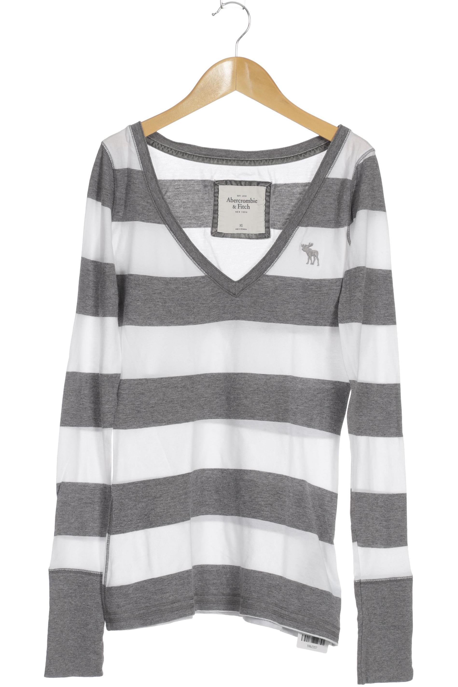 

Abercrombie & Fitch Damen Langarmshirt, grau, Gr.