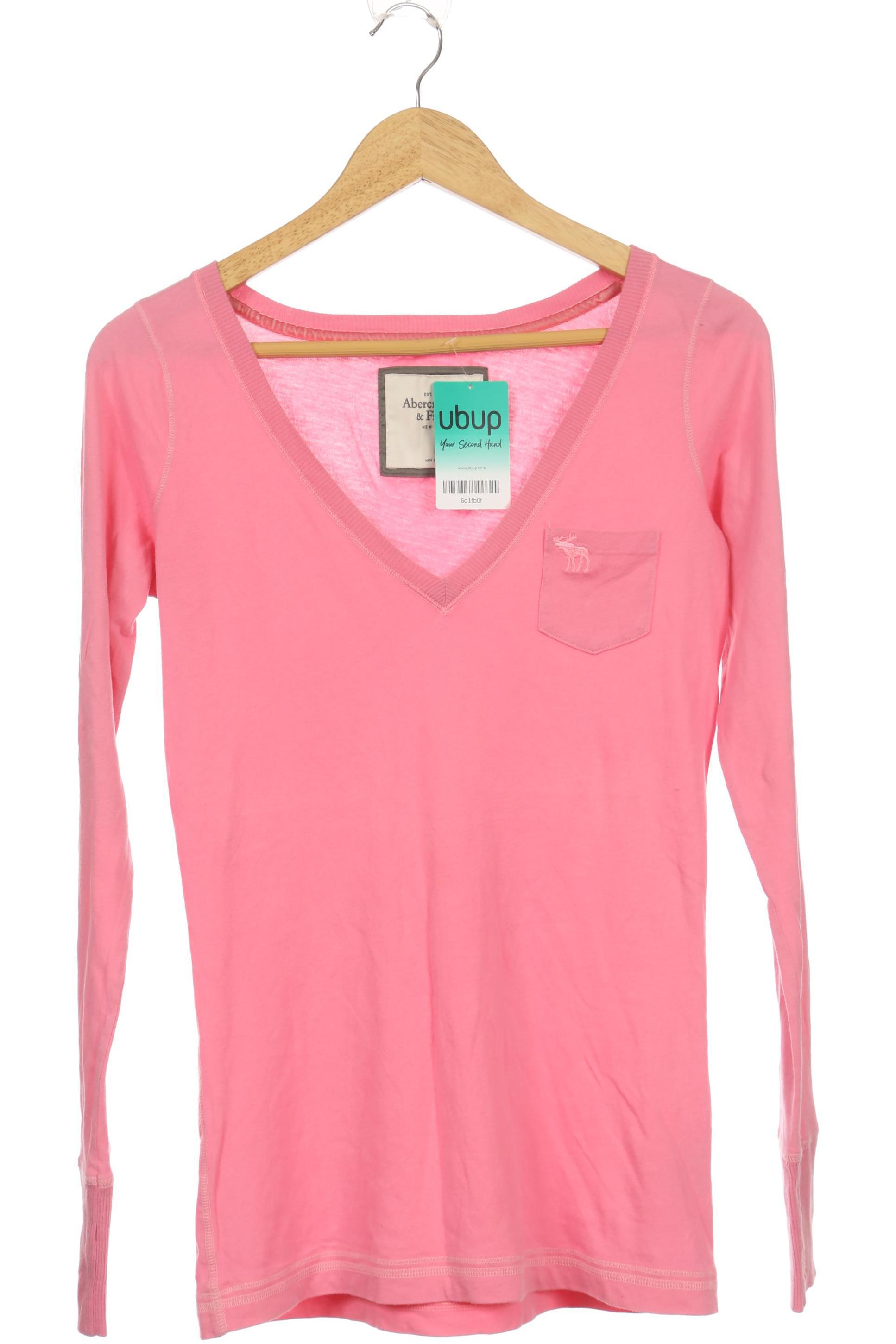

Abercrombie & Fitch Damen Langarmshirt, pink, Gr.