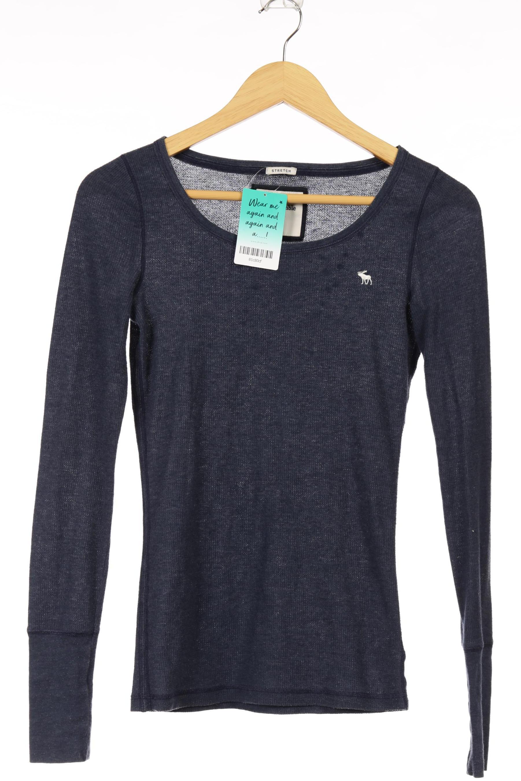 

Abercrombie & Fitch Damen Langarmshirt, blau, Gr.