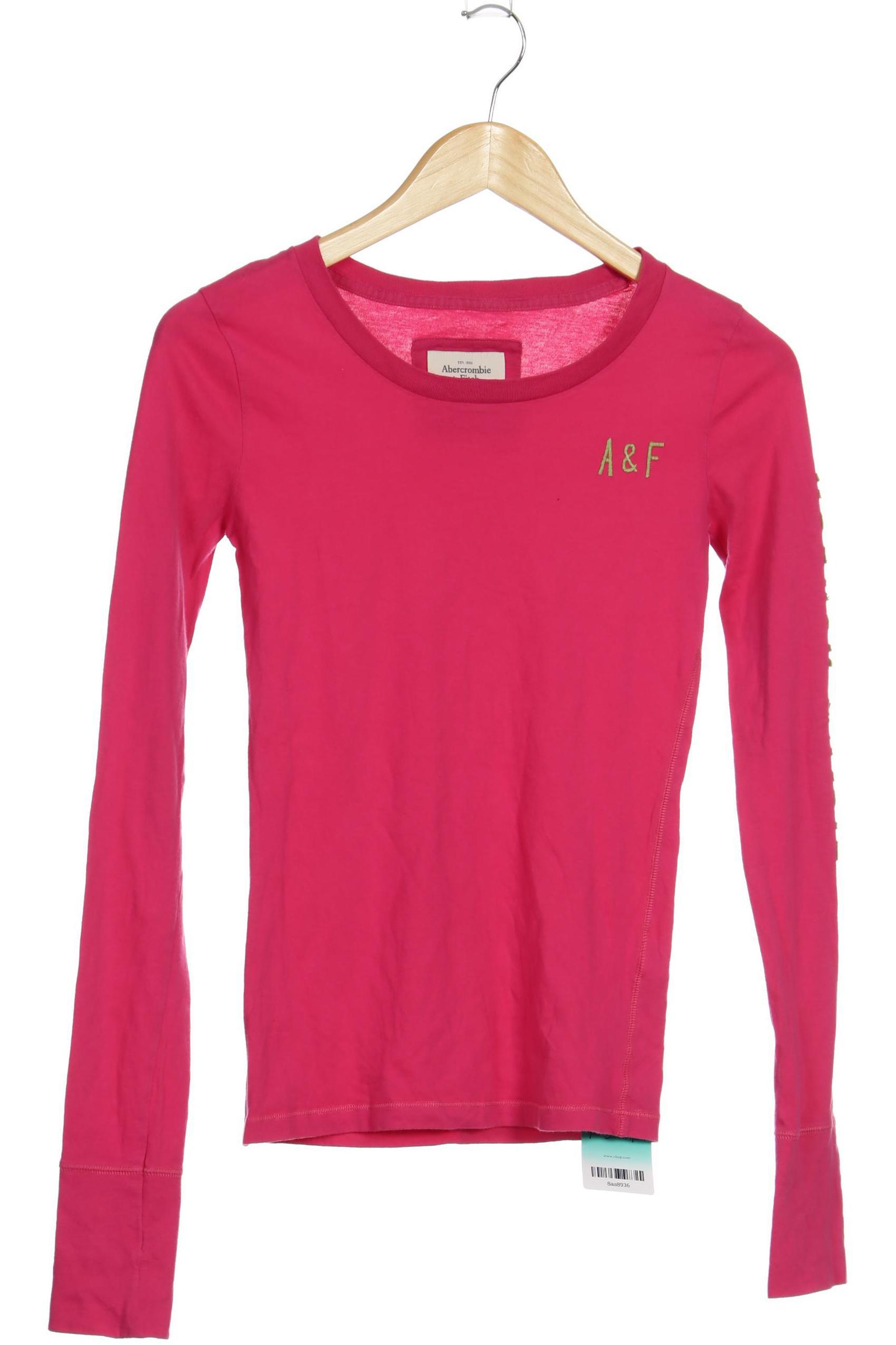 

Abercrombie & Fitch Damen Langarmshirt, pink, Gr.