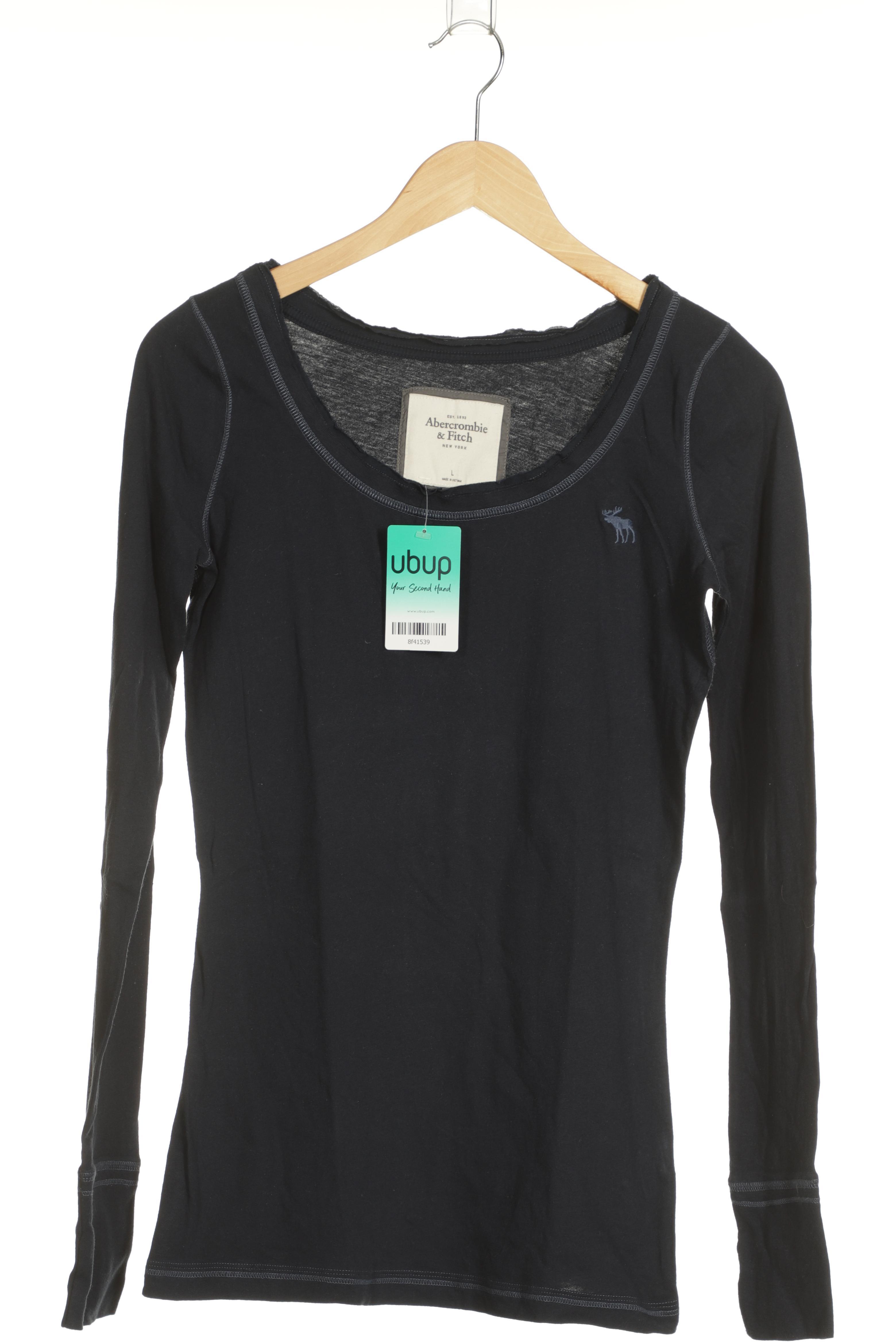 

Abercrombie & Fitch Damen Langarmshirt, blau, Gr.