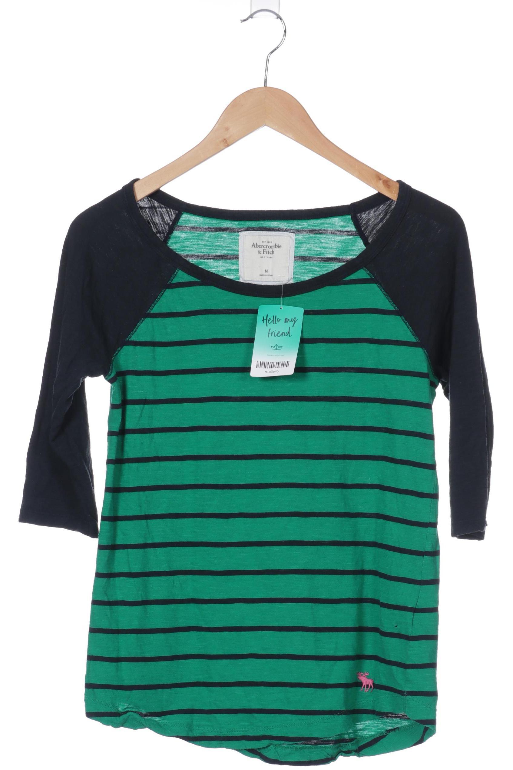 

Abercrombie & Fitch Damen Langarmshirt, grün, Gr.