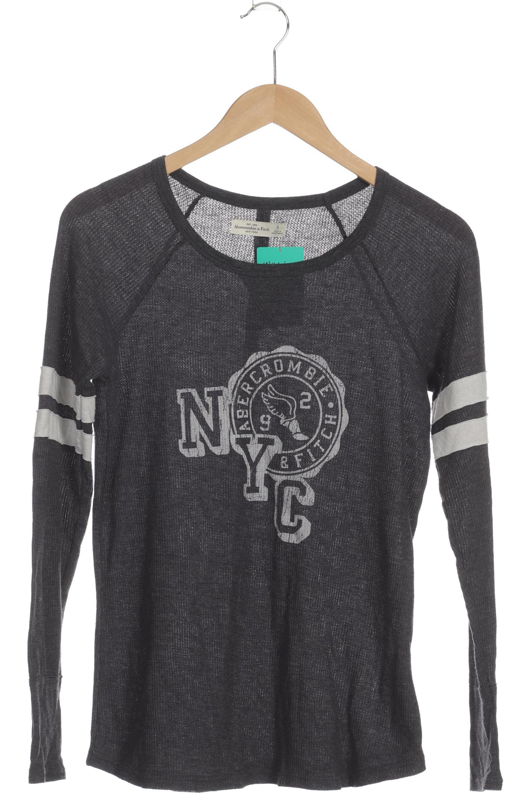

Abercrombie & Fitch Damen Langarmshirt, grau, Gr.