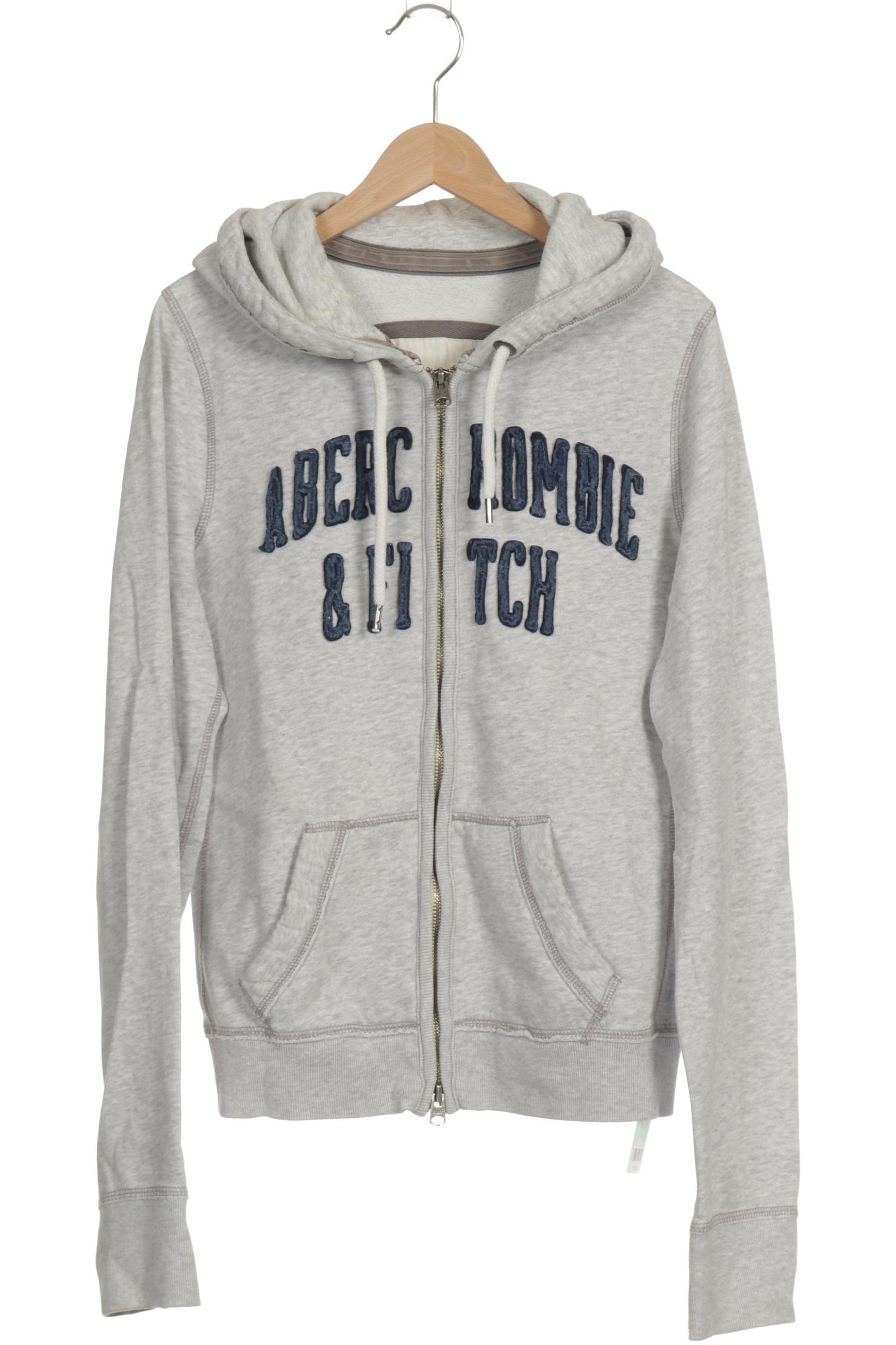

Abercrombie & Fitch Damen Kapuzenpullover, grau, Gr.