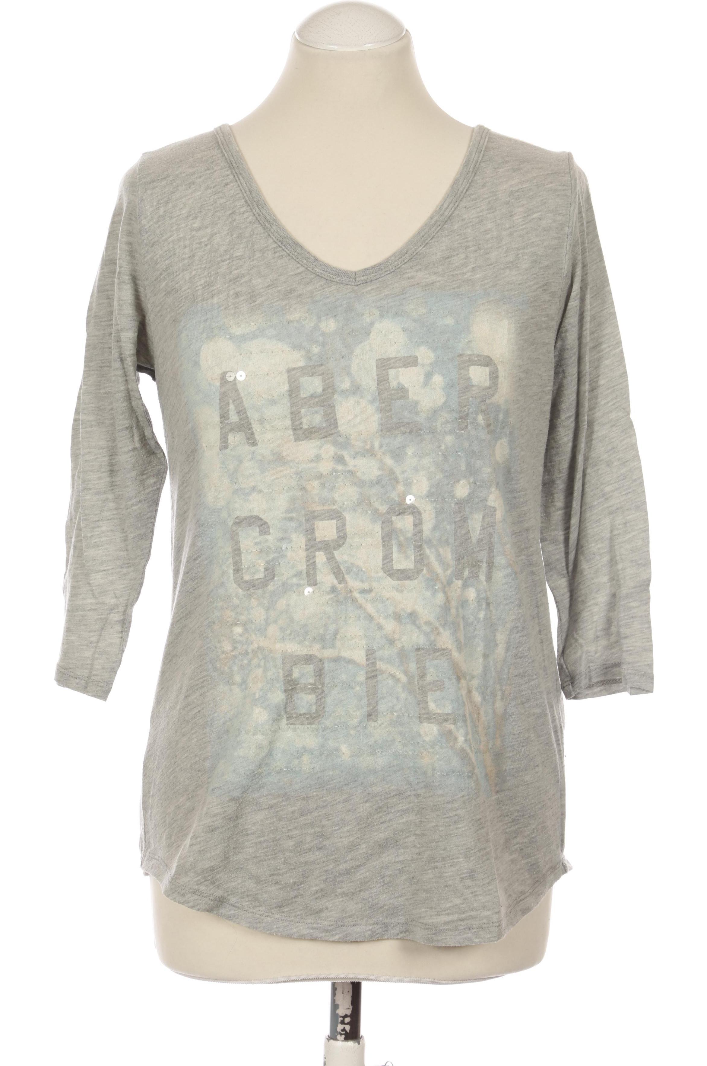 

Abercrombie & Fitch Damen Langarmshirt, grau, Gr.