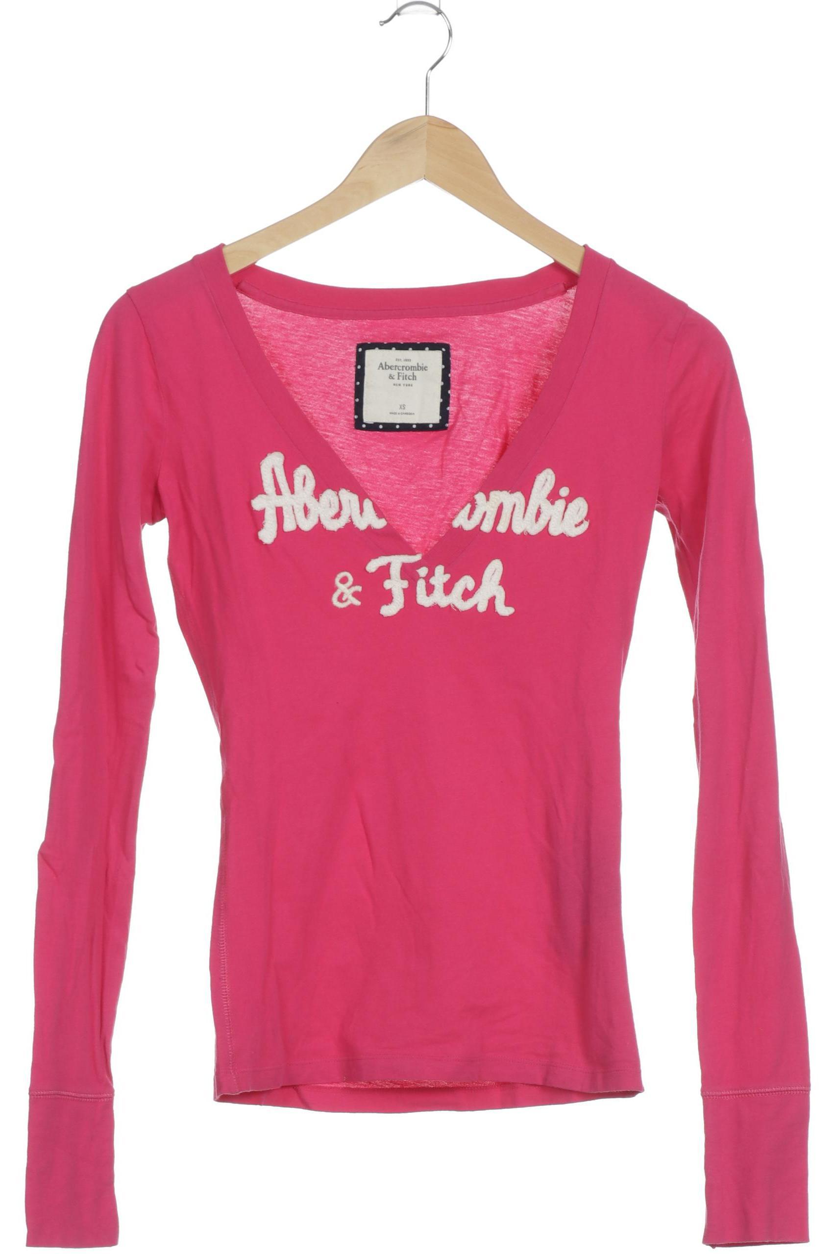 

Abercrombie & Fitch Damen Langarmshirt, pink, Gr.