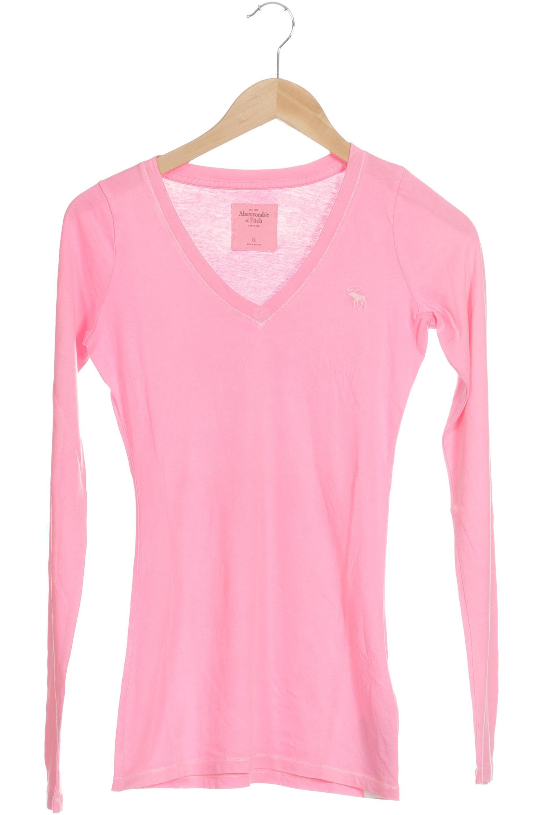 

Abercrombie & Fitch Damen Langarmshirt, pink, Gr.