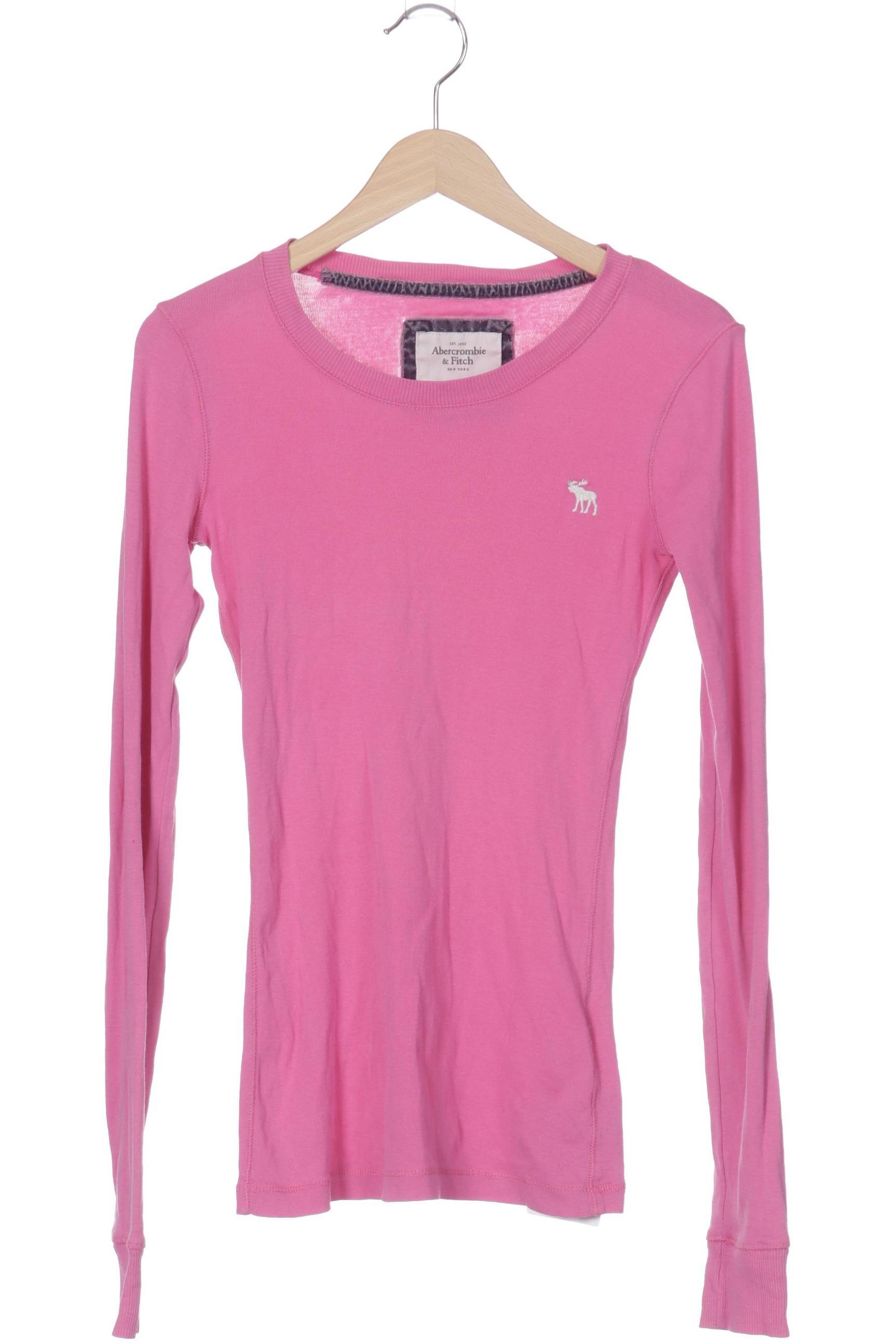 

Abercrombie & Fitch Damen Langarmshirt, pink, Gr.