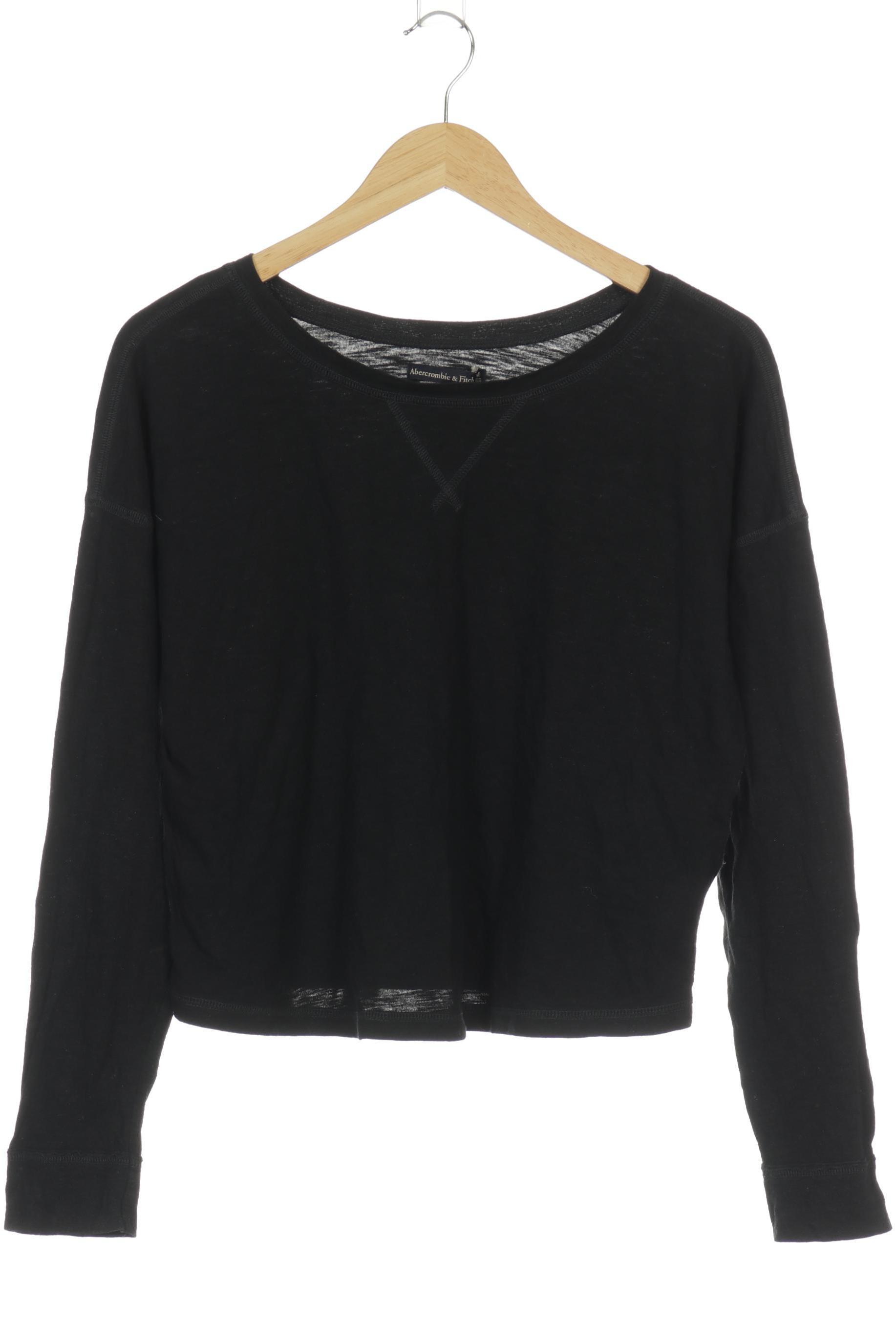 

Abercrombie & Fitch Damen Langarmshirt, schwarz, Gr.