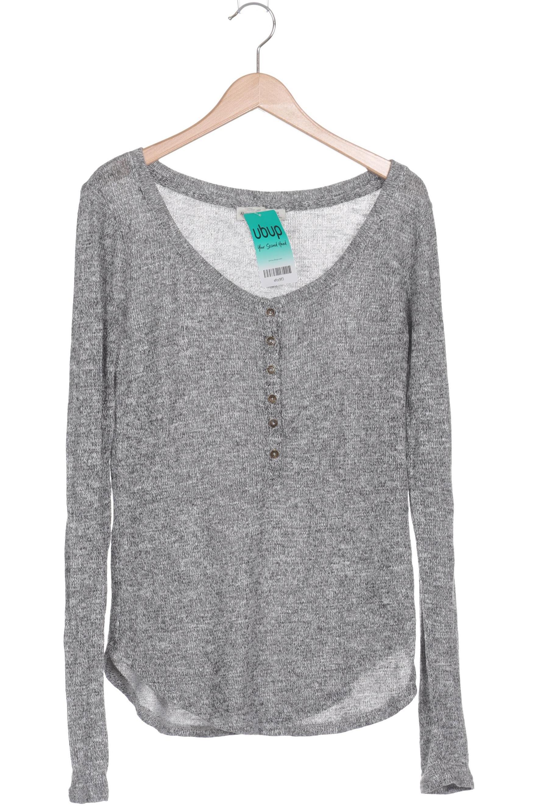 

Abercrombie & Fitch Damen Langarmshirt, grau, Gr.