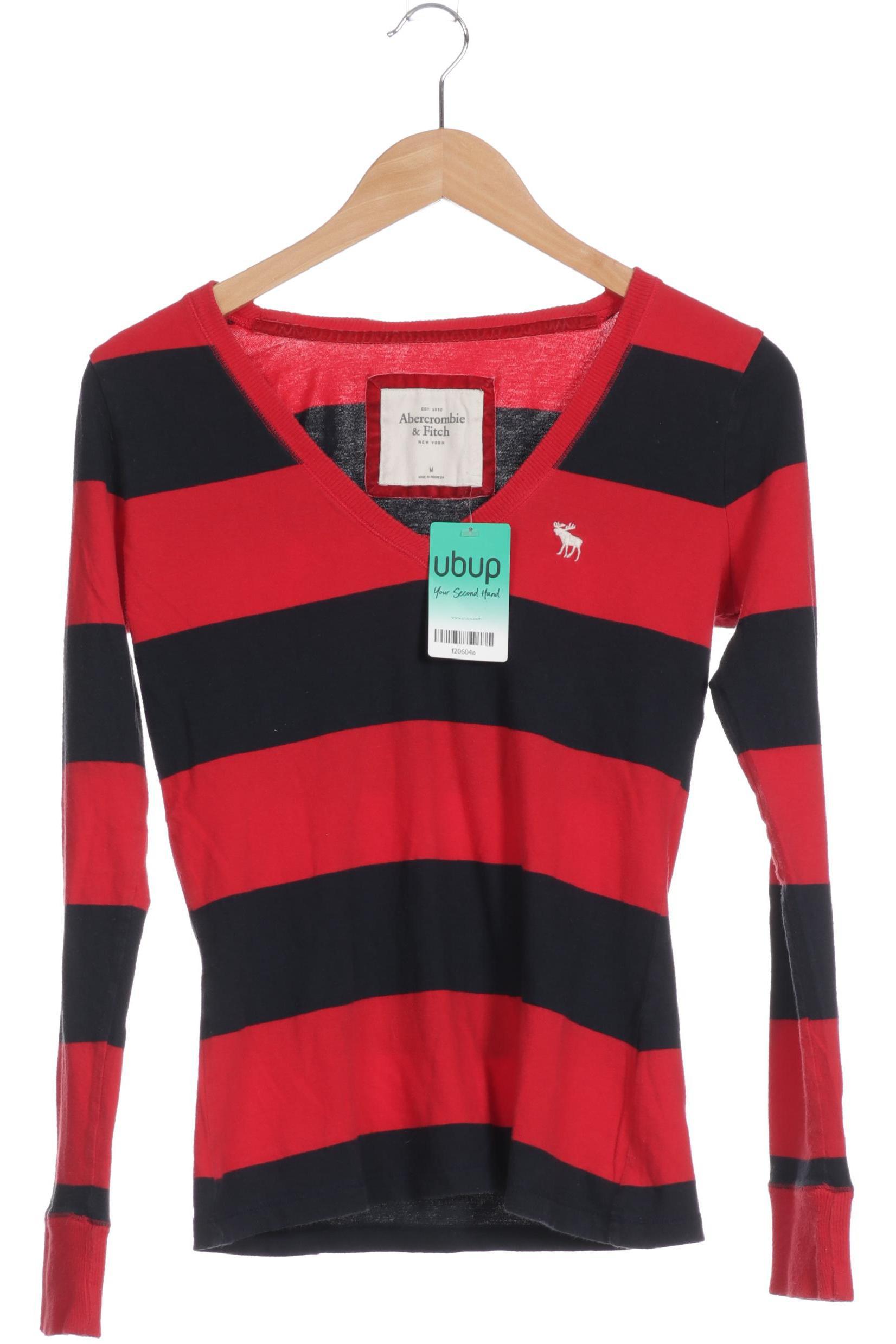 

Abercrombie & Fitch Damen Langarmshirt, rot, Gr.