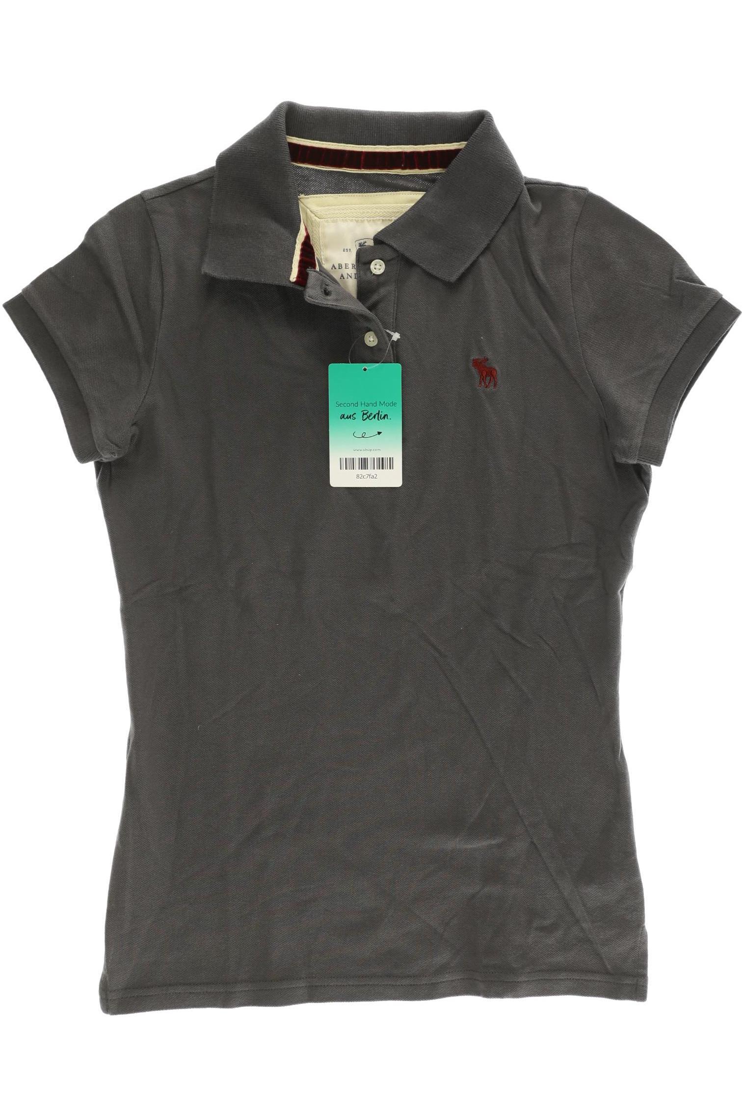 

Abercrombie & Fitch Damen Poloshirt, grau, Gr.