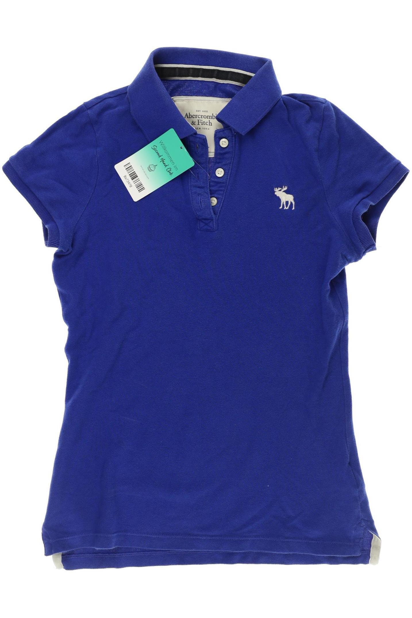 

Abercrombie & Fitch Damen Poloshirt, blau, Gr.