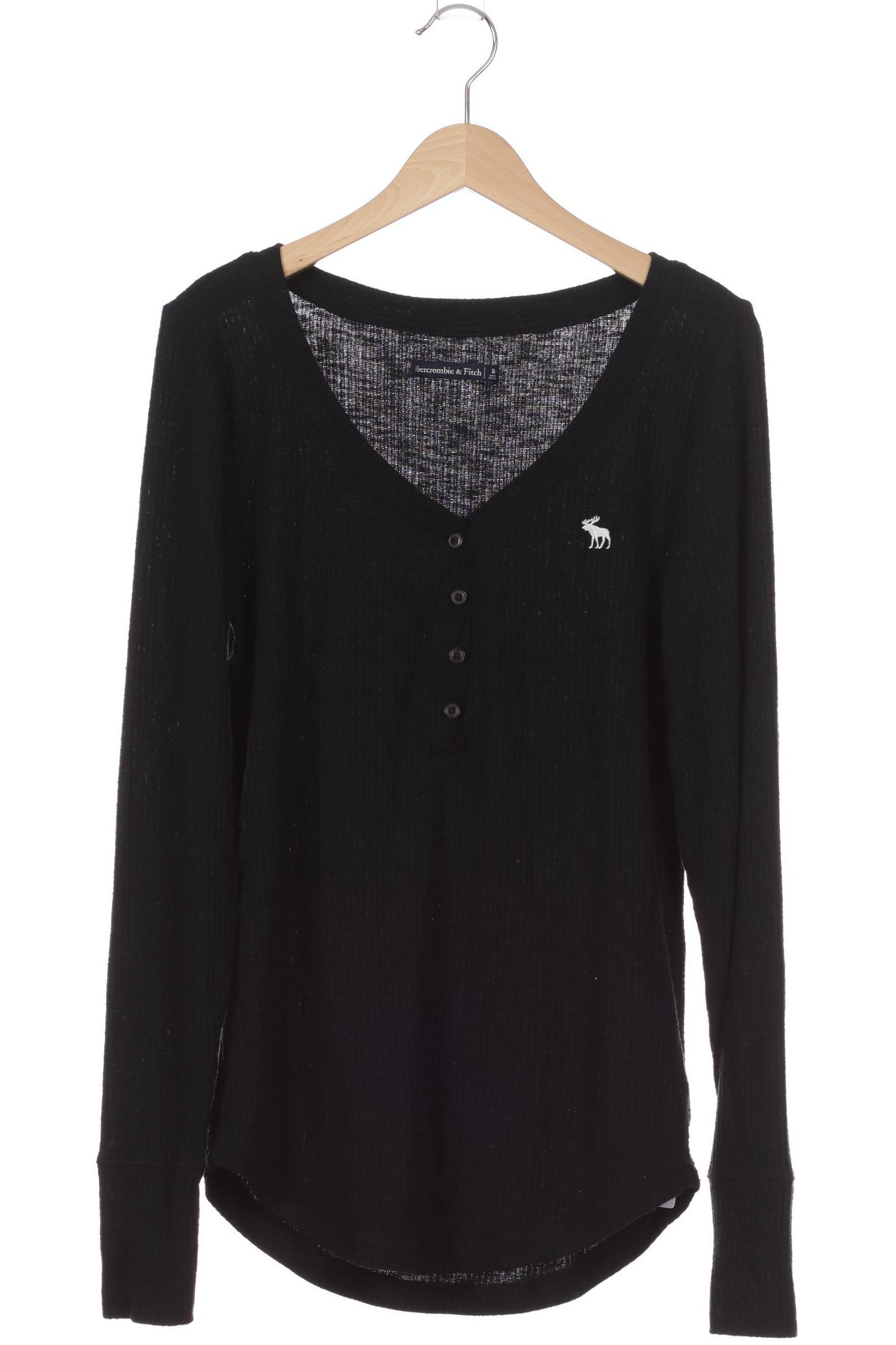 

Abercrombie & Fitch Damen Langarmshirt, schwarz, Gr.