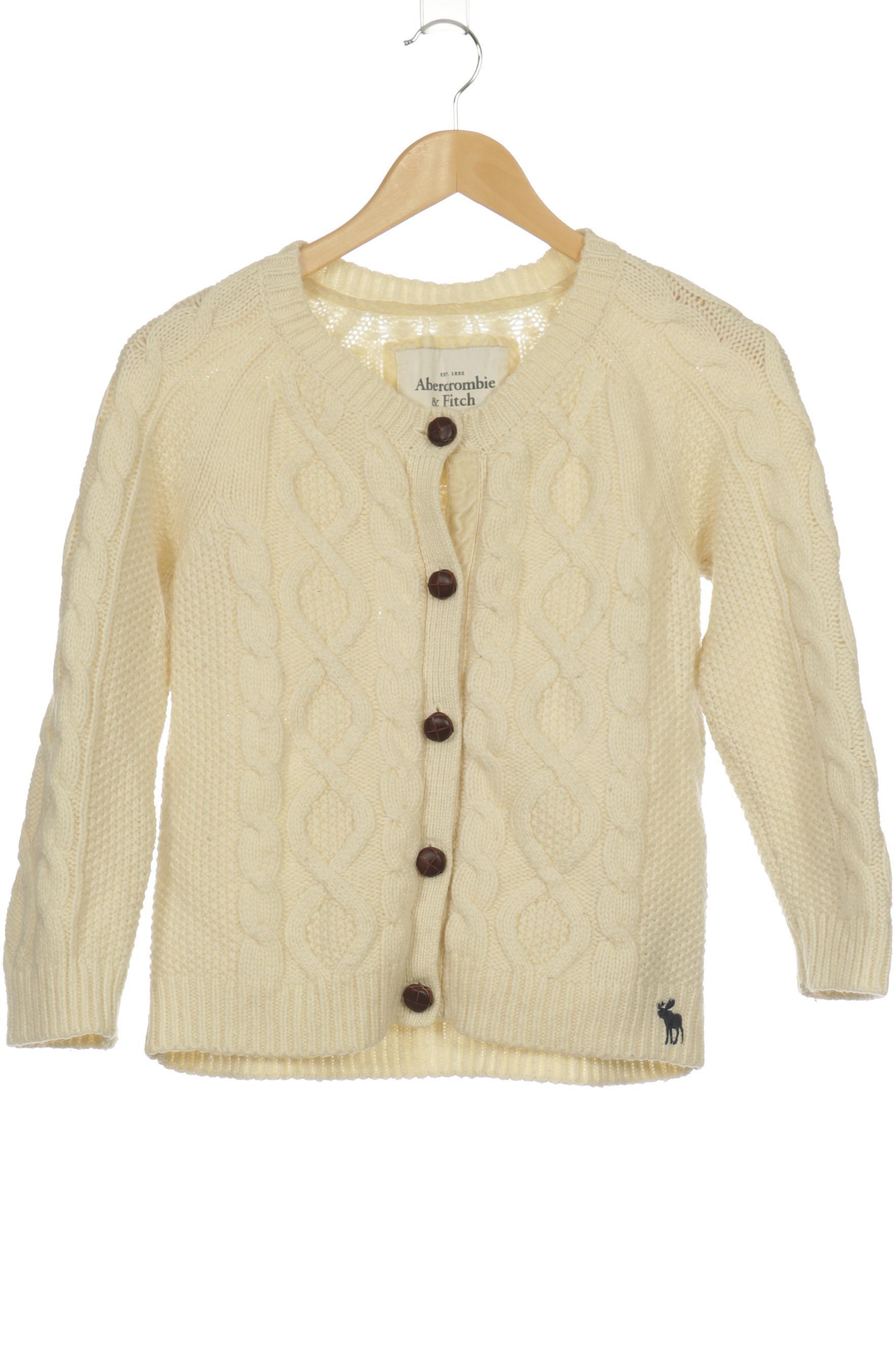 

Abercrombie & Fitch Damen Strickjacke, beige, Gr.