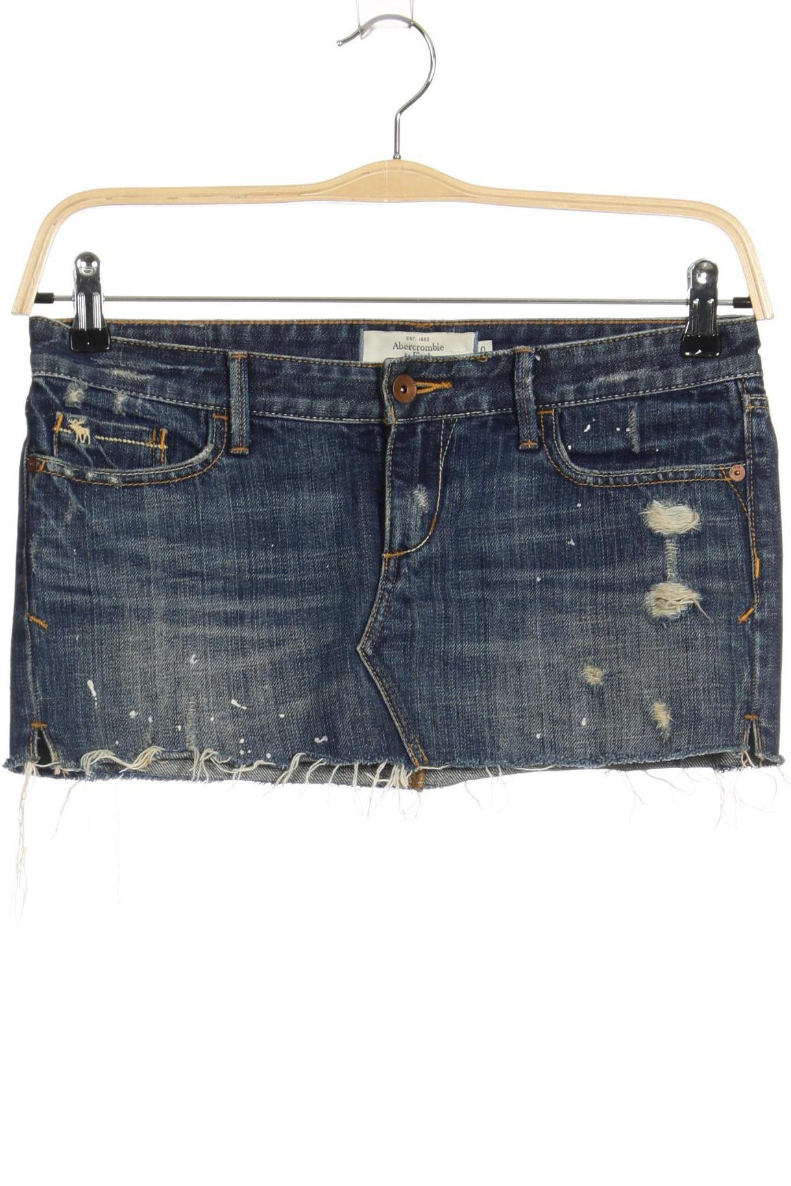 

Abercrombie & Fitch Damen Rock, blau, Gr.