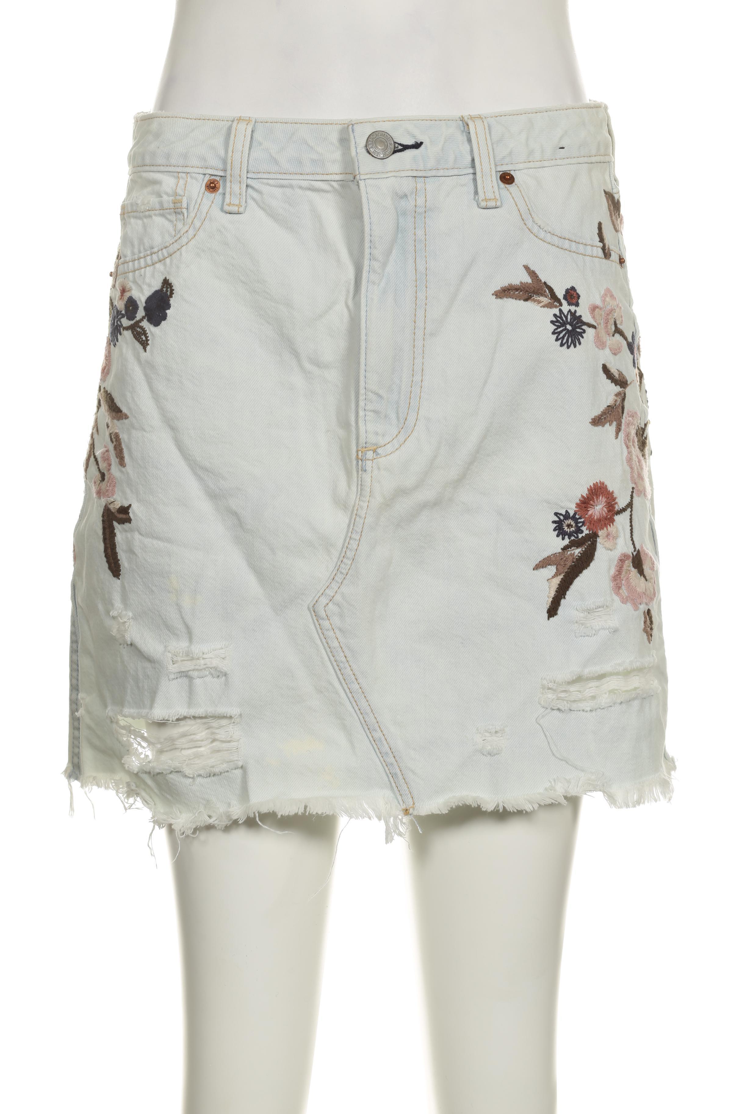 

Abercrombie & Fitch Damen Rock, blau, Gr. 27