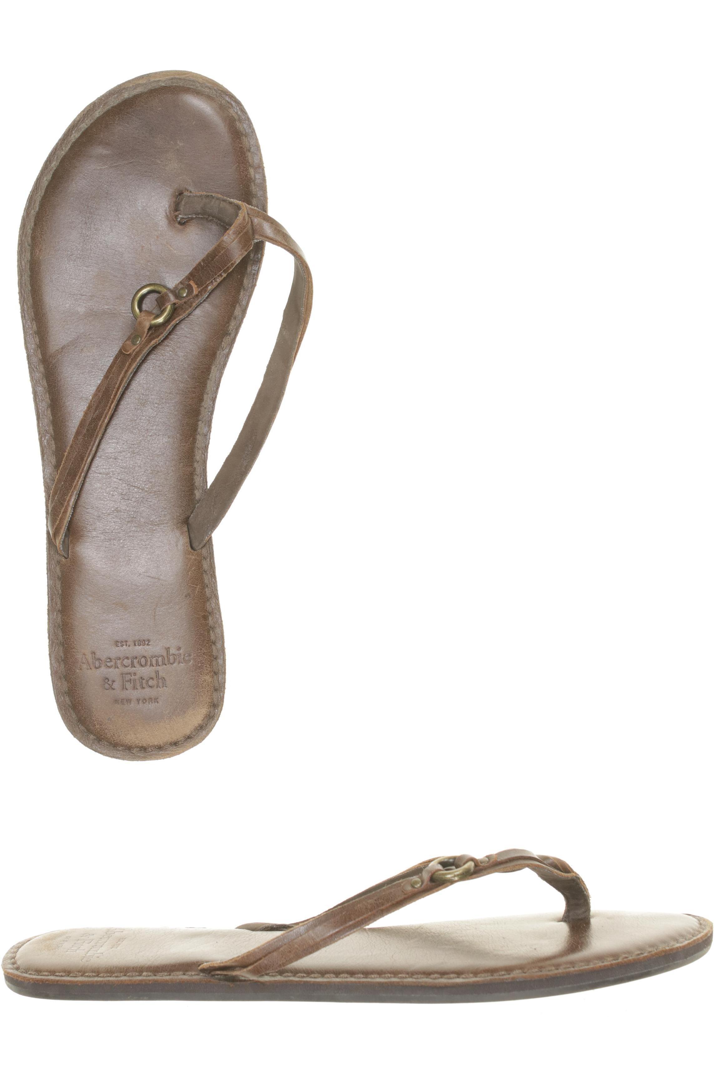 

Abercrombie & Fitch Damen Sandale, braun, Gr. 40