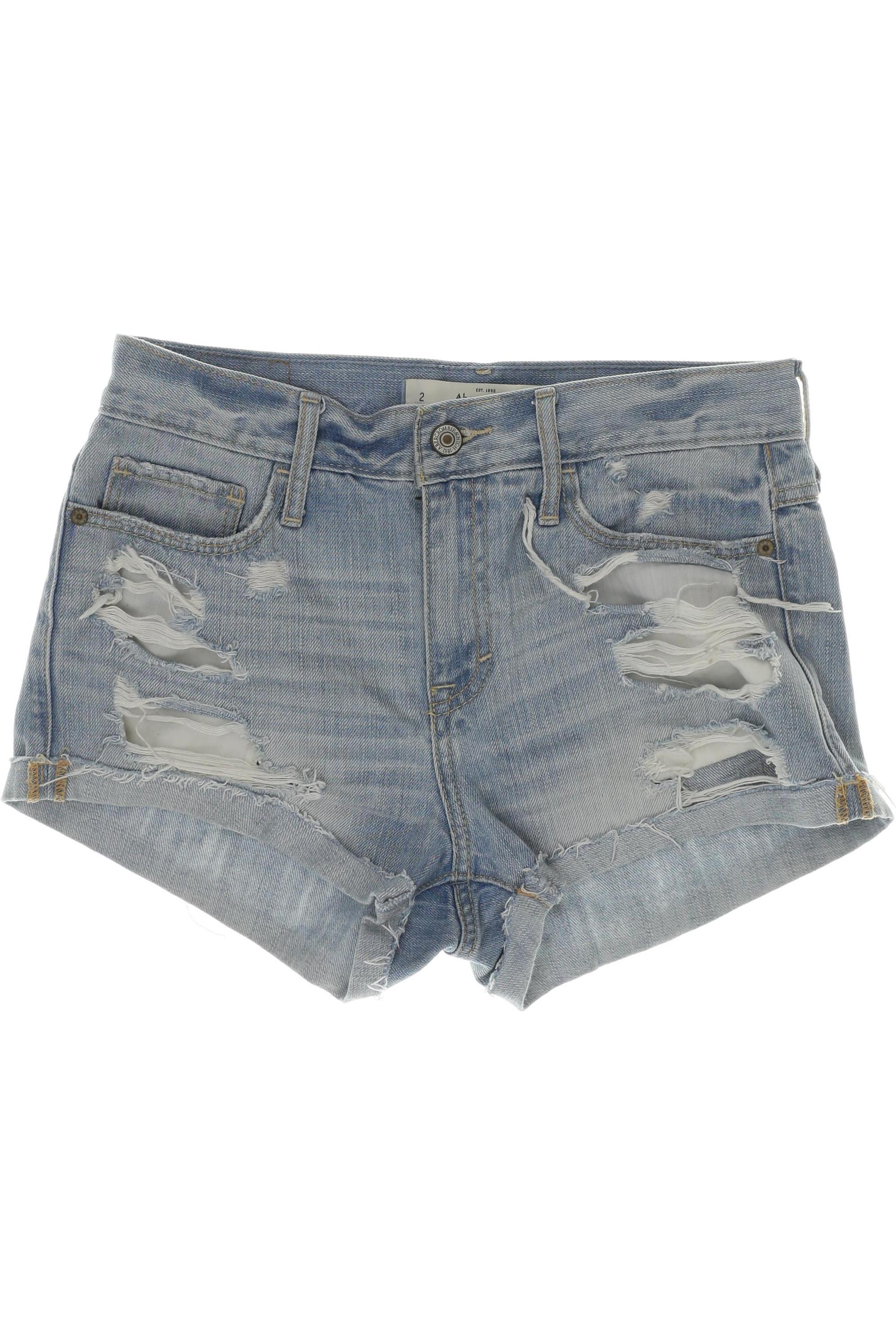 

Abercrombie & Fitch Damen Shorts, blau, Gr. 26