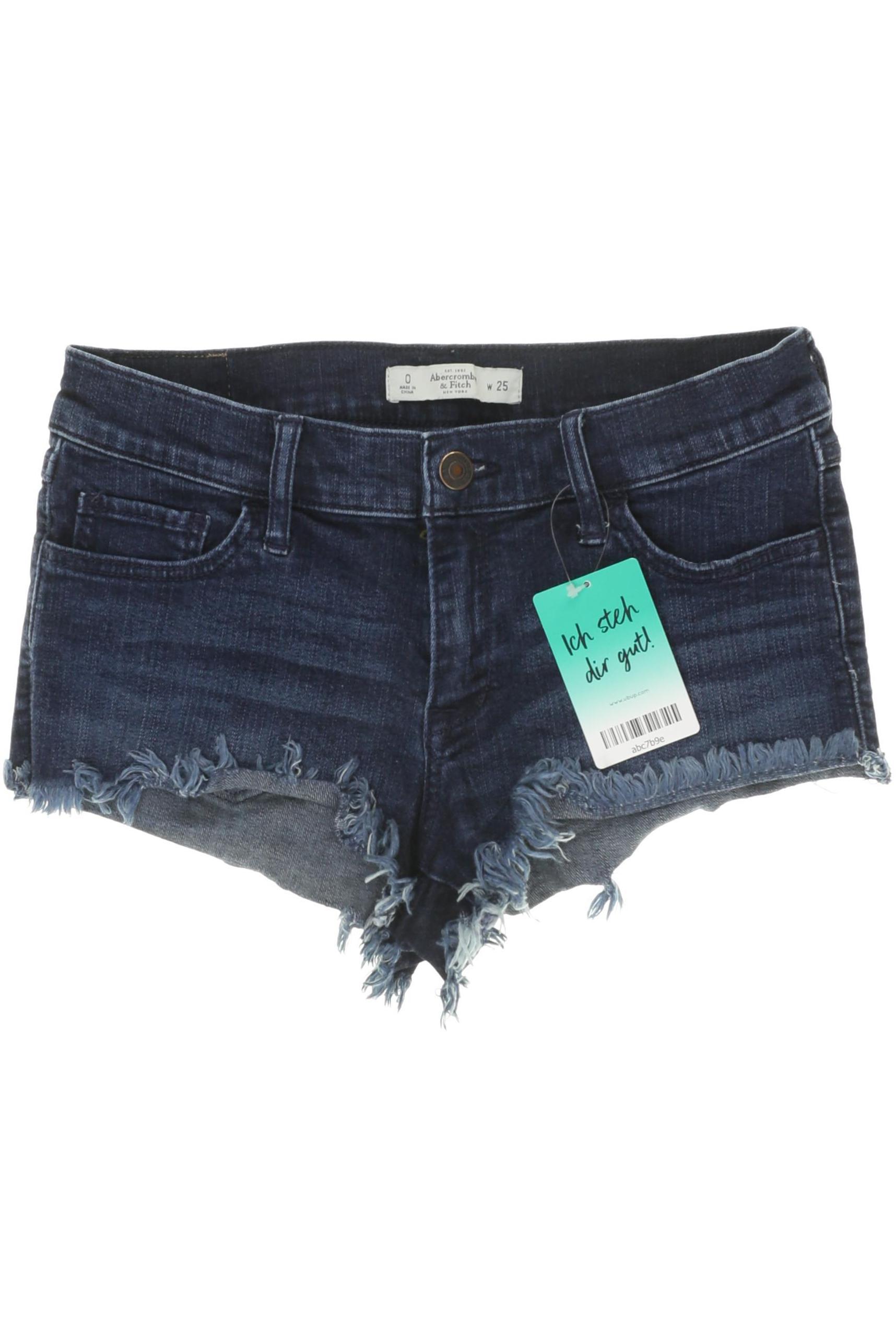 

Abercrombie & Fitch Damen Shorts, blau, Gr. 25
