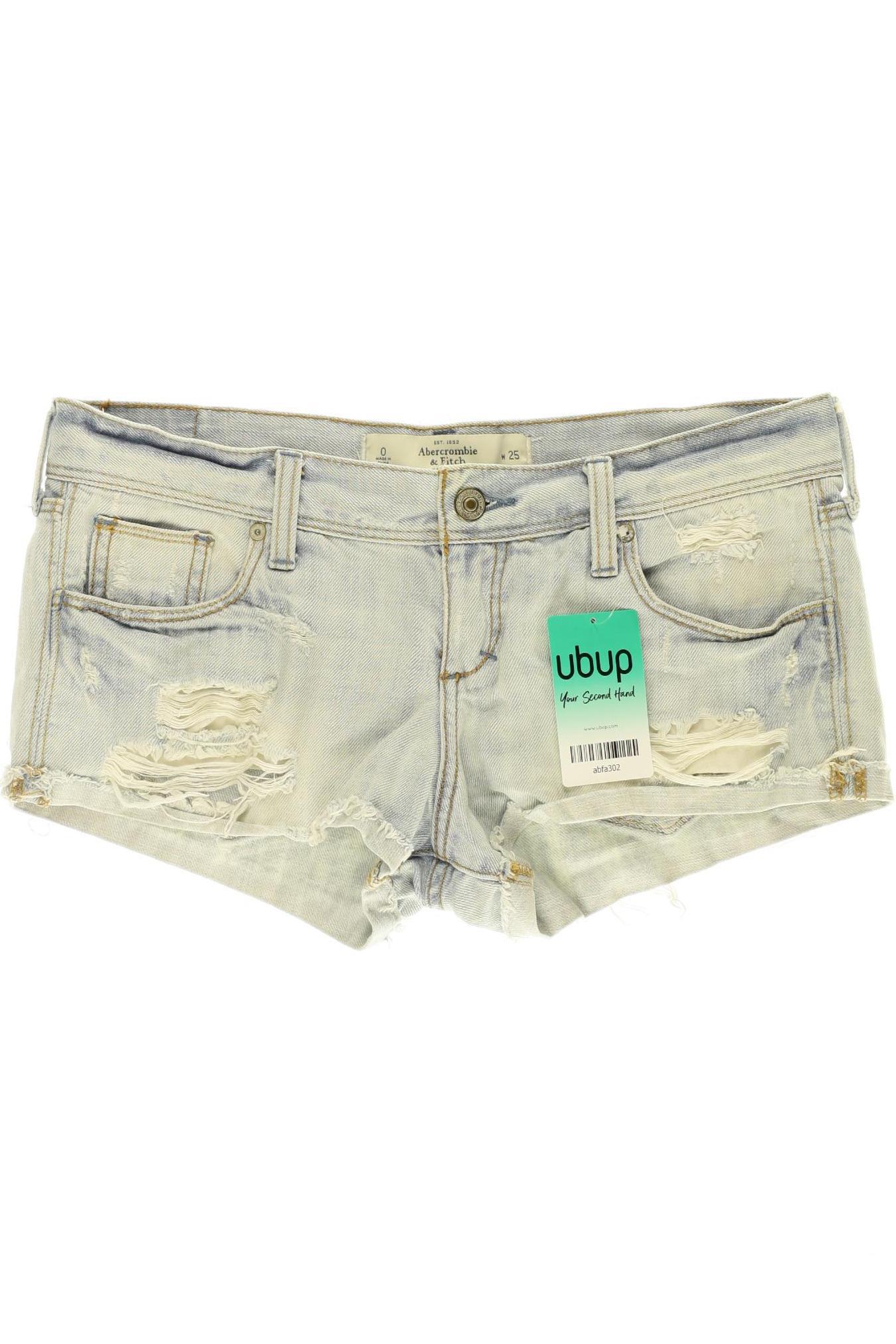 

Abercrombie & Fitch Damen Shorts, blau, Gr. 25