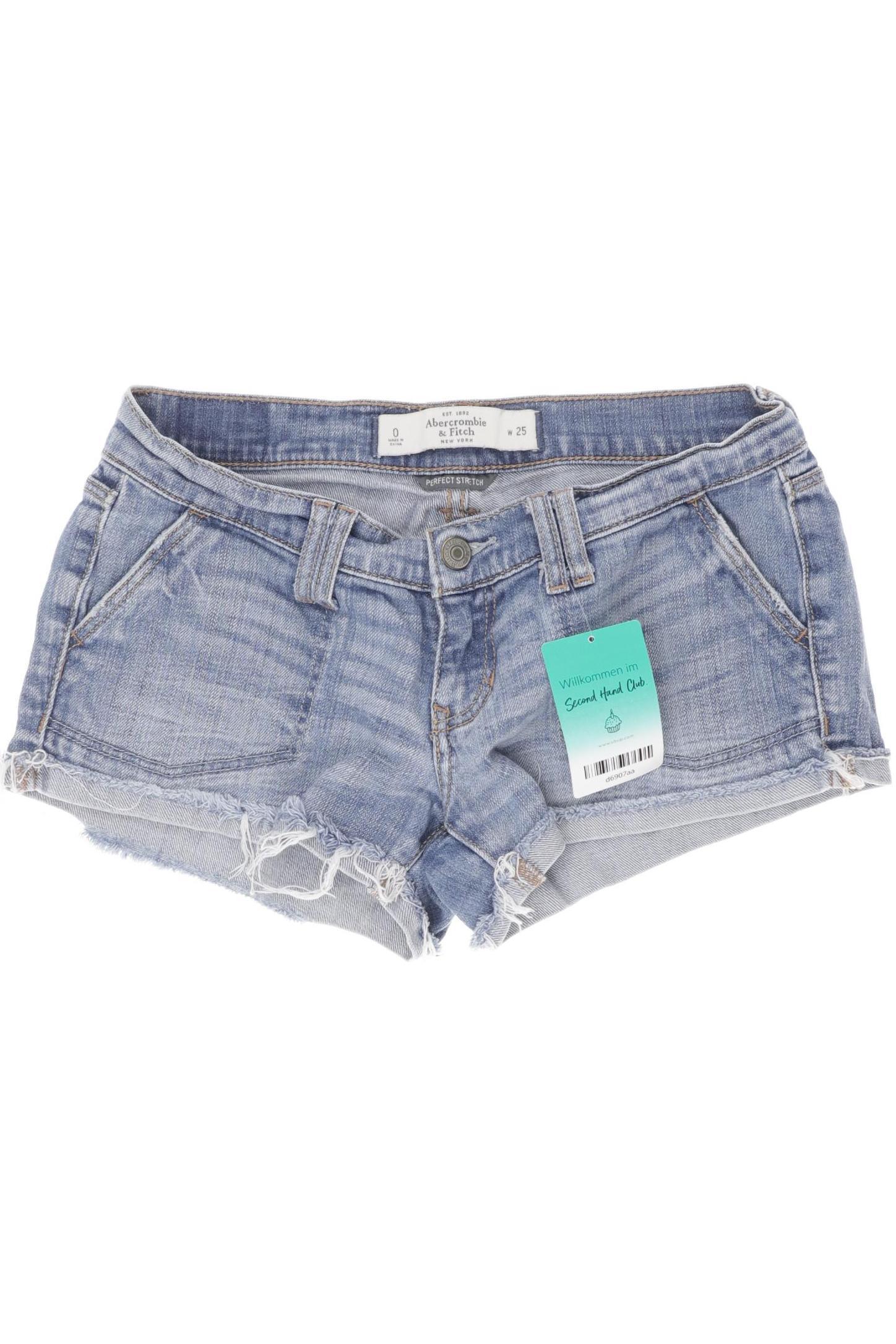 

Abercrombie & Fitch Damen Shorts, blau, Gr. 25