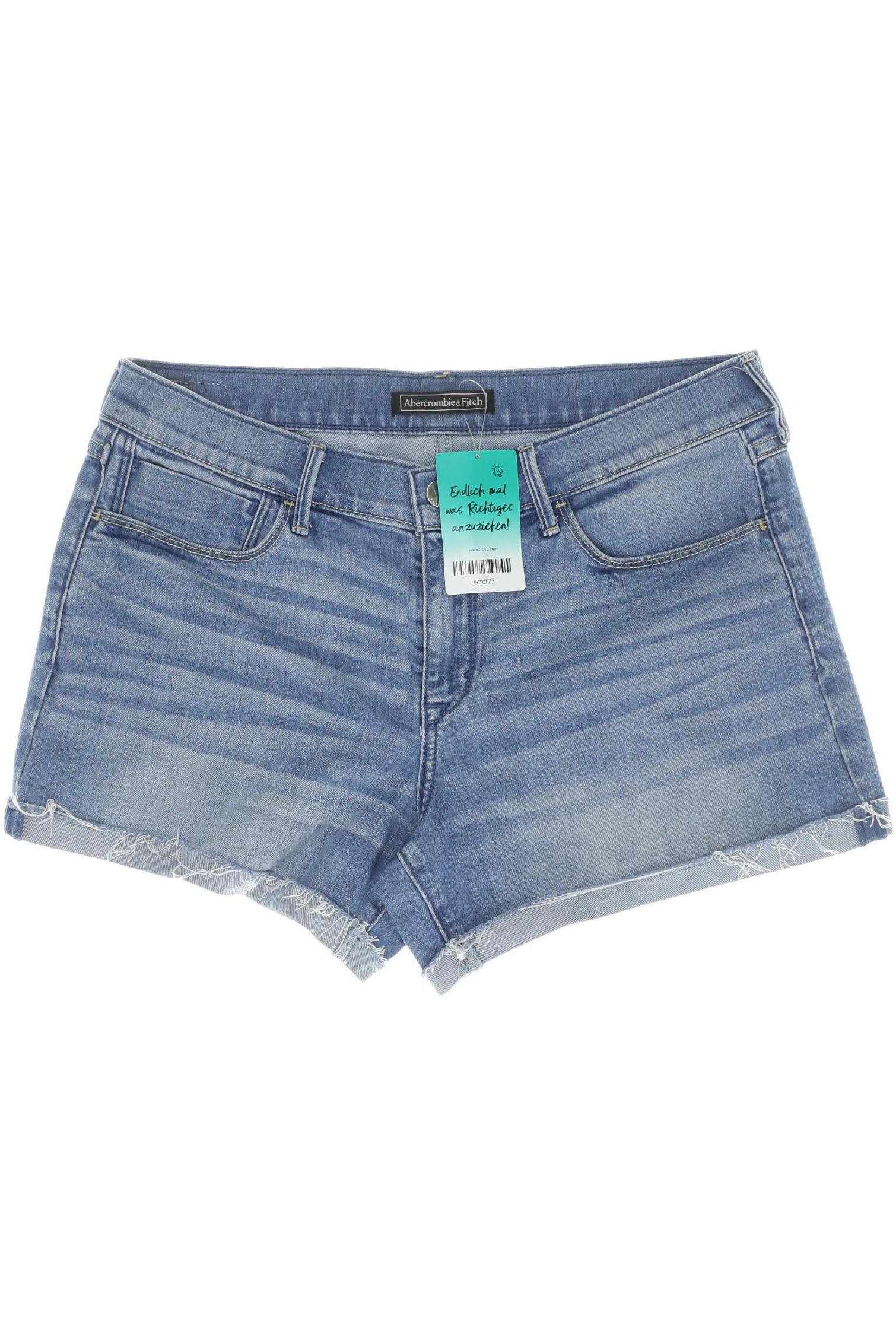 

Abercrombie & Fitch Damen Shorts, blau, Gr. 28